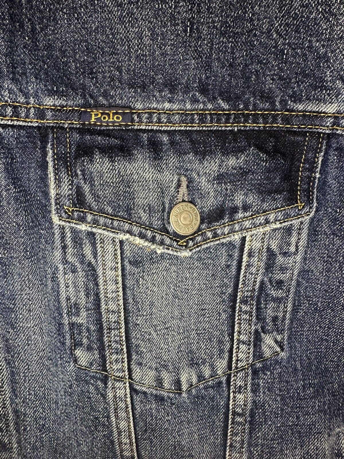Polo Ralph Lauren Classic Vintage Polo Ralph Lauren Denim Trucker Jacket Size US XL / EU 56 / 4 - 5 Thumbnail