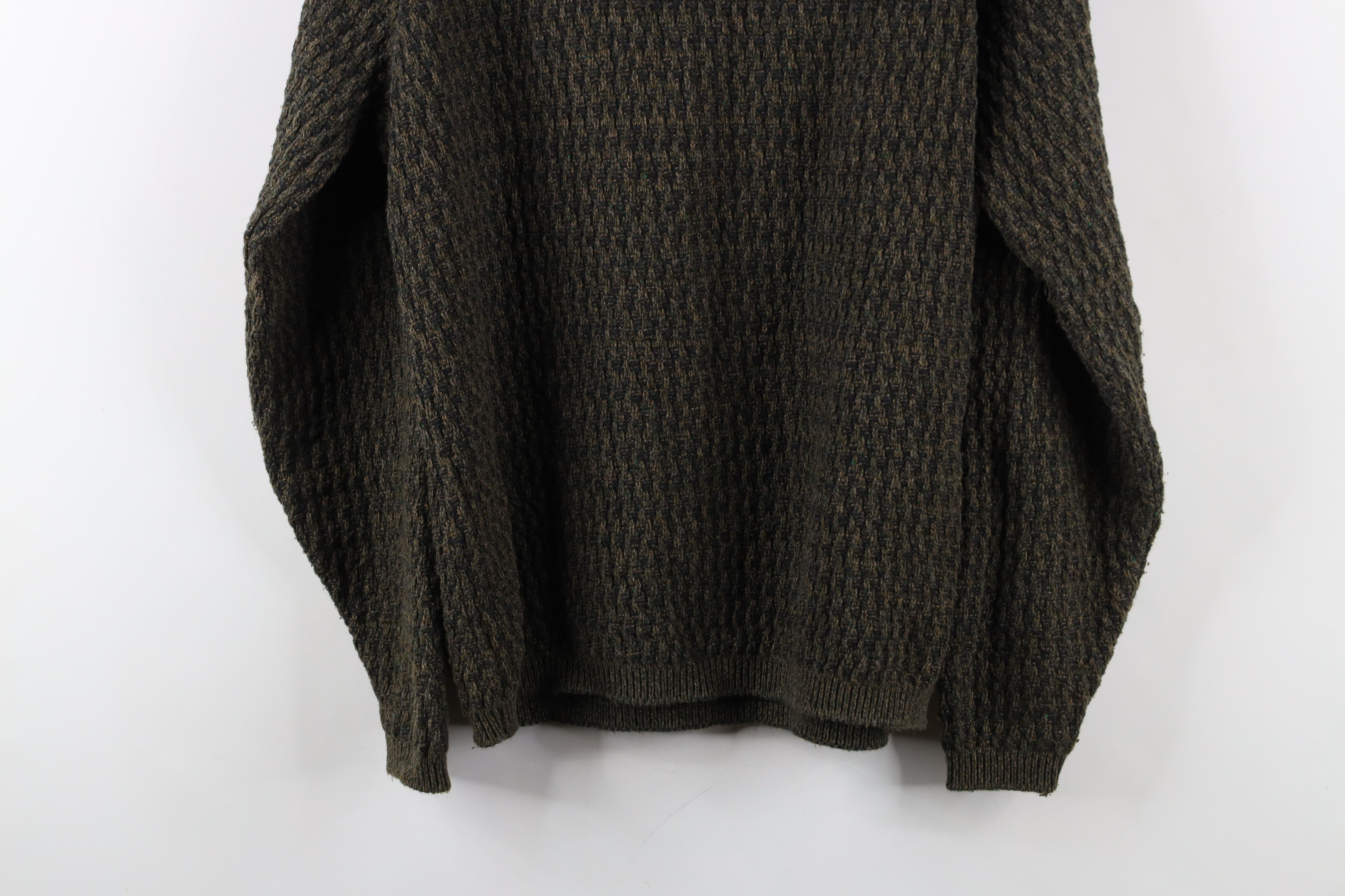 Vintage Vintage 90s Streetwear Texture Knit Henley Sweater USA Size US S / EU 44-46 / 1 - 10 Thumbnail