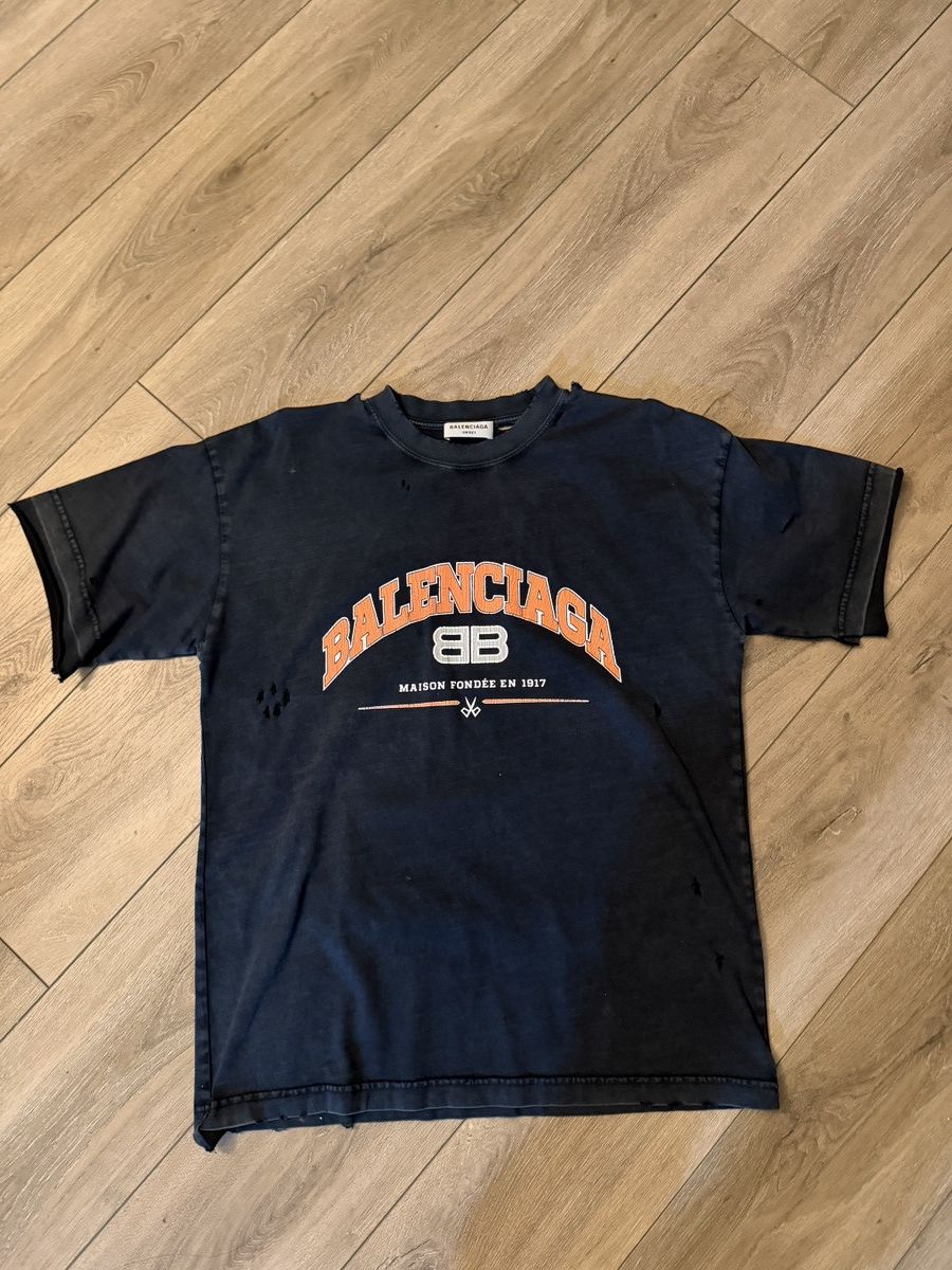Balenciaga Maison Distressed Shirt