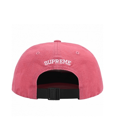 Supreme Supreme Cordura Denim Small Box 6-Panel Pink Size ONE SIZE - 2 Thumbnail