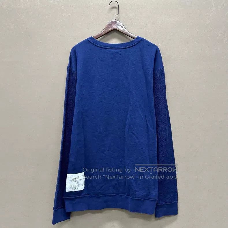Loewe Loewe Navy Blue Skull Graphic Sweatshirt Size US L / EU 52-54 / 3 - 2 Thumbnail