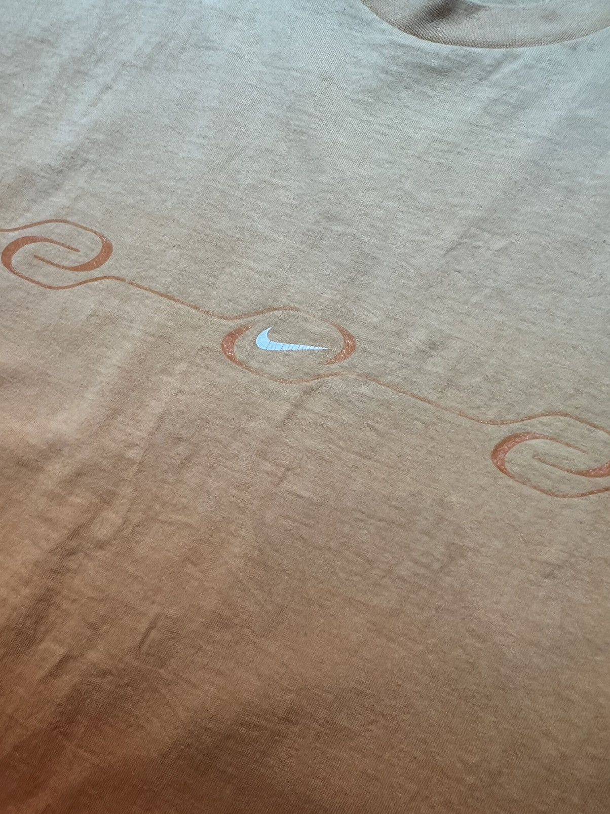 Nike Vintage Nike swoosh gradient tee Size US XL / EU 56 / 4 - 3 Thumbnail
