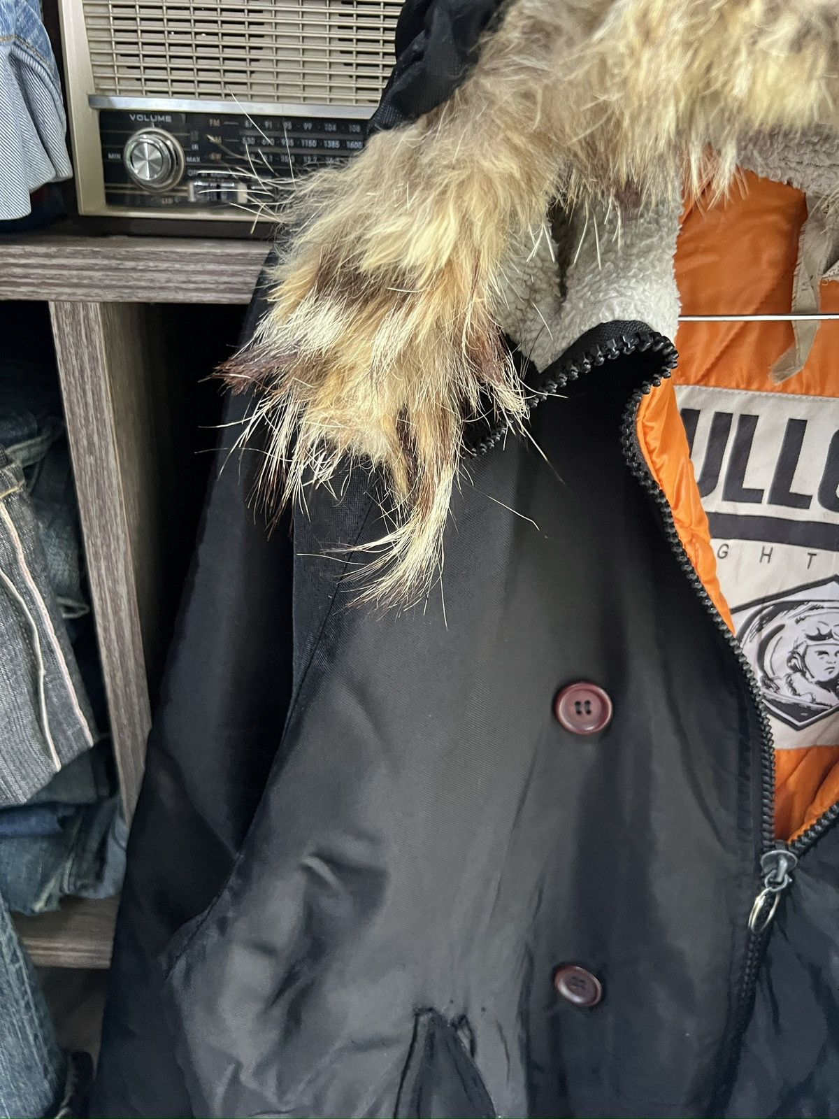 Other 🔥Vintage Pulloveria Flight Jacket With Hoodie Size US L / EU 52-54 / 3 - 6 Thumbnail