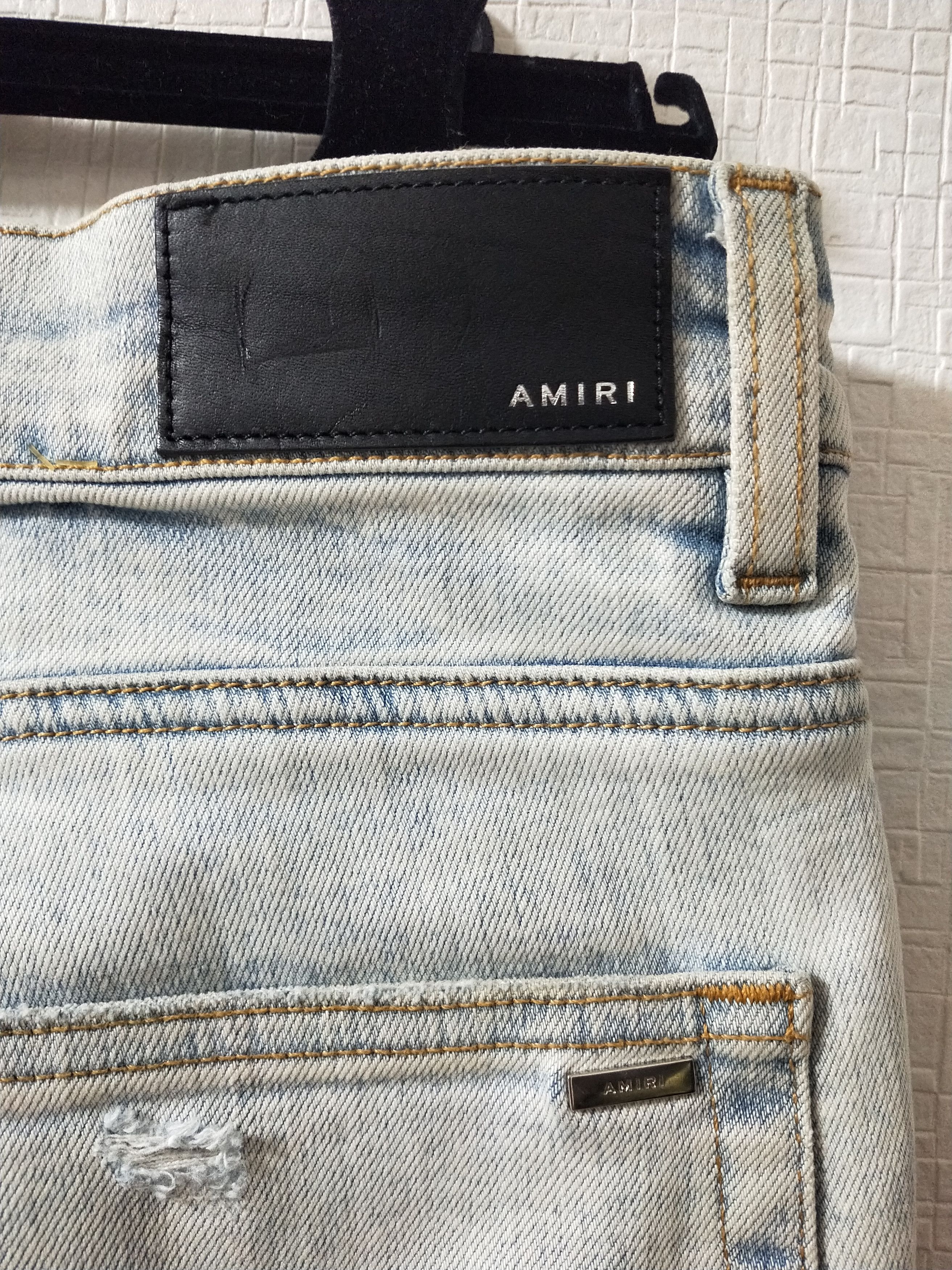 Amiri Grateful Dead Dancing Skeleton Embroidered Jeans Size US 34 / EU 50 - 4 Thumbnail