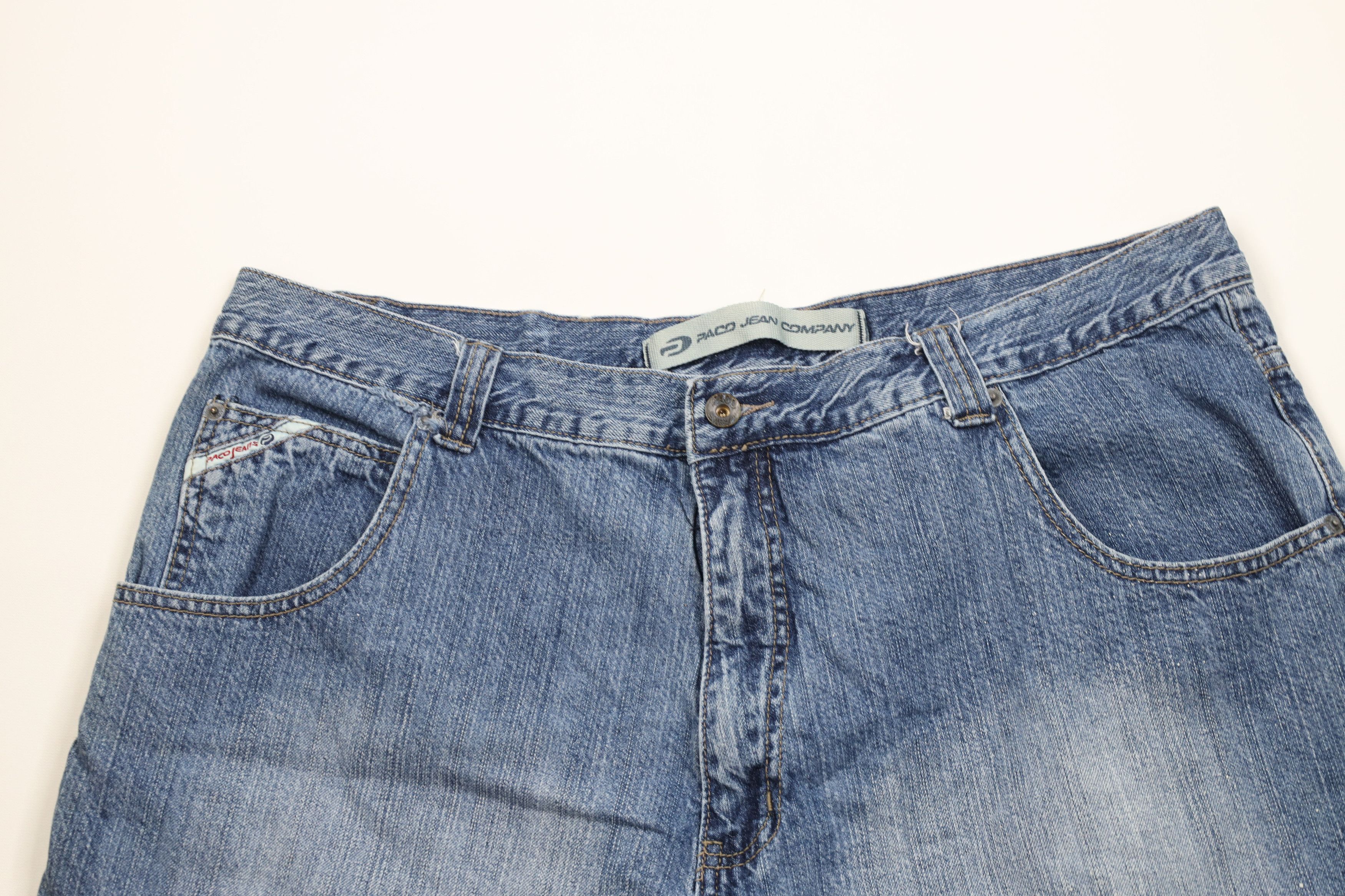 Vintage Vintage 90s Y2K Paco Jeans Baggy Fit Denim Jean Shorts Jorts Size US 42 / EU 58 - 2 Thumbnail