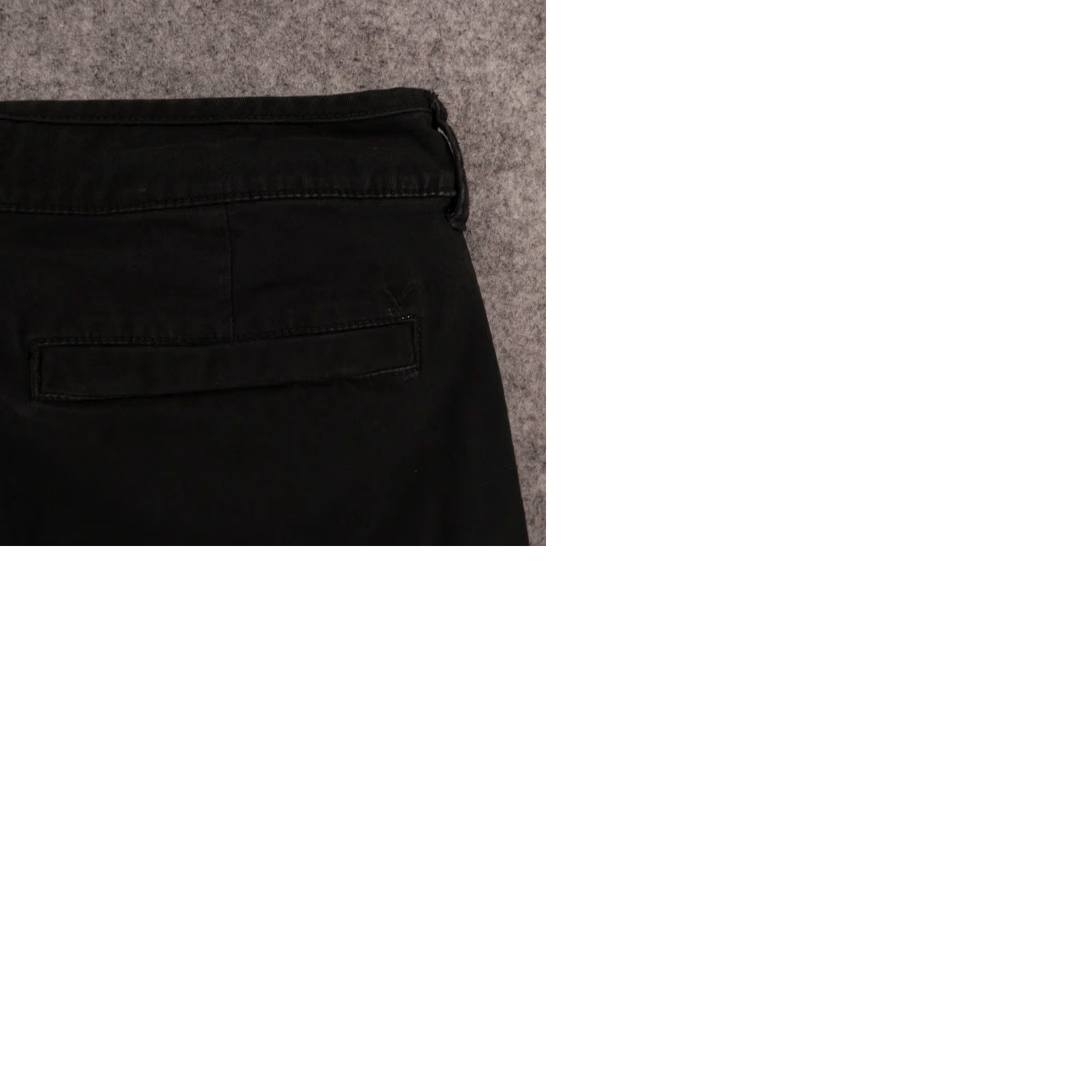 American Eagle Outfitters American Eagle Shorts Womens 0 Stretch Midi Chino Flat Front Black Size 25" / US 0 / IT 36 - 9 Thumbnail