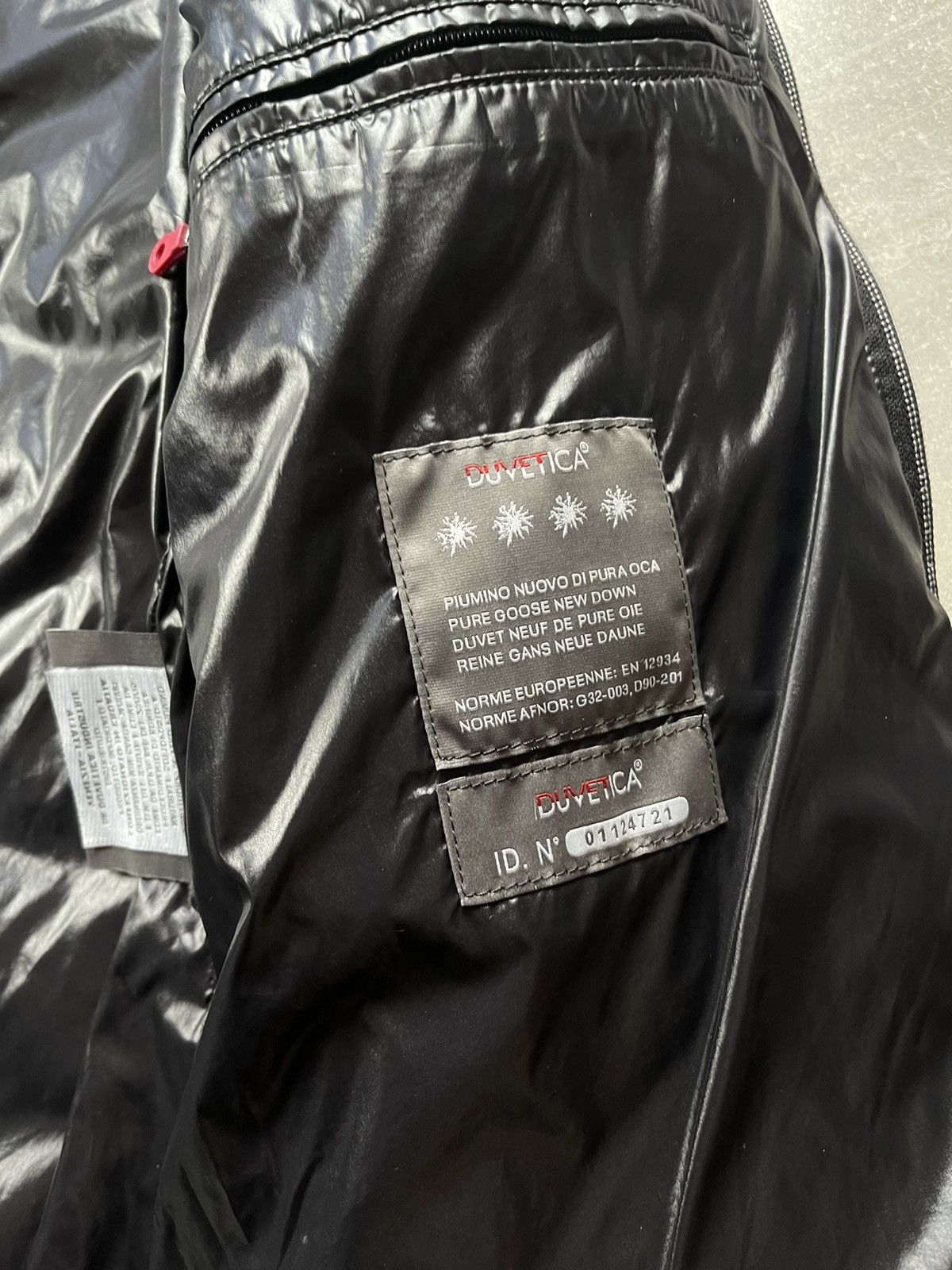Duvetica Duvetica Hooded Goose Down Puffer Jacket Navy Blue Size 52 Size US L / EU 52-54 / 3 - 13 Thumbnail