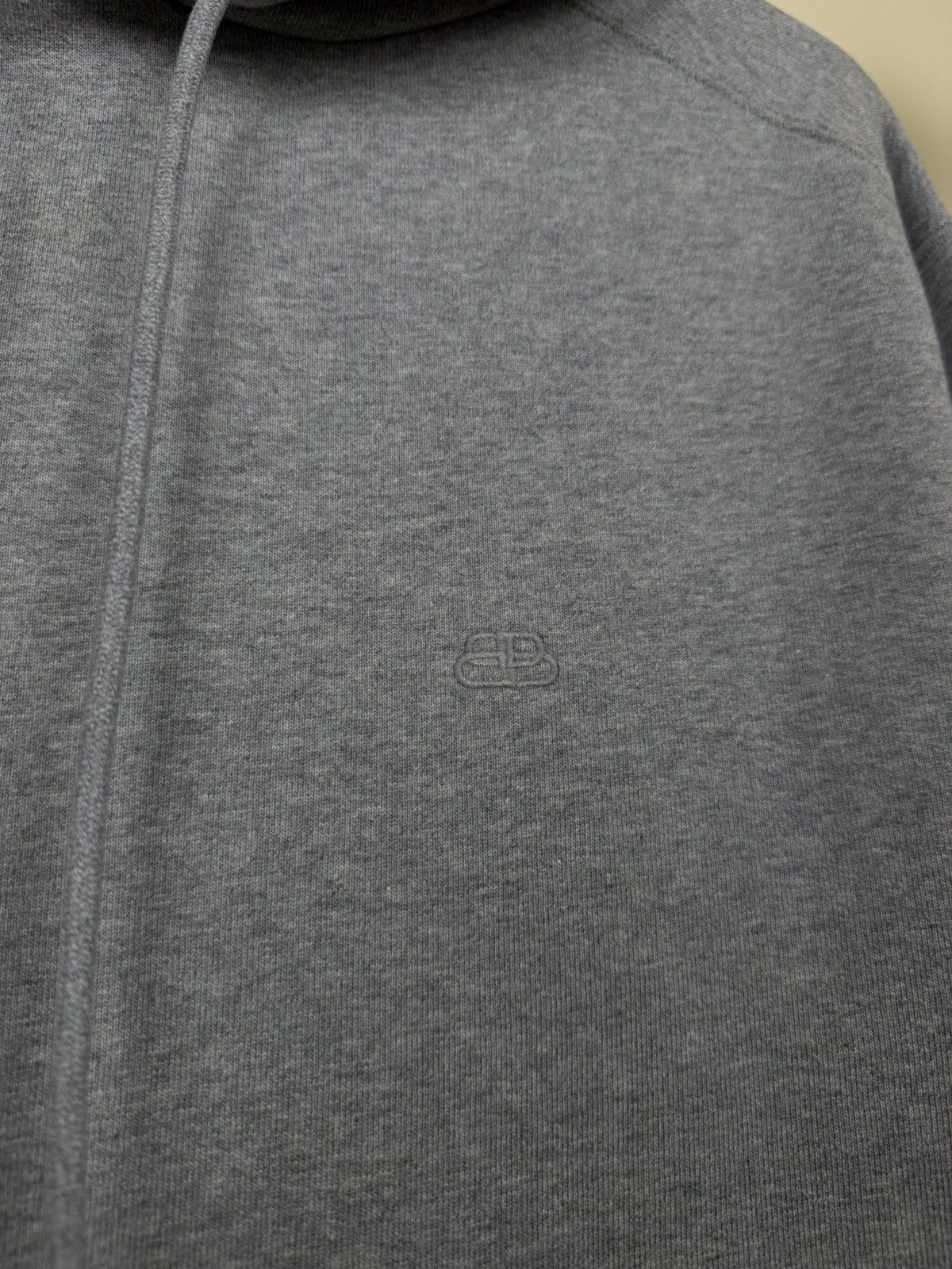 Balenciaga Balenciaga grey croped minimalist logo BB oversized hoodie Size XS / US 0-2 / IT 36-38 - 5 Thumbnail