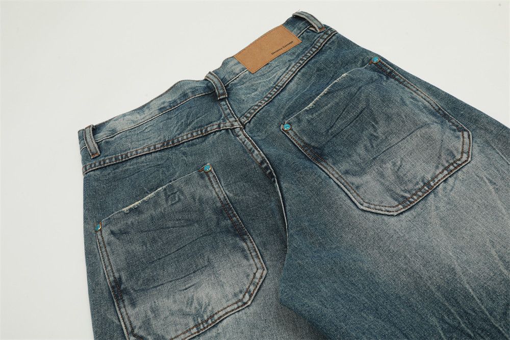 Japanese Brand × Jean American washed distressed trendy cargo ripped jeans Size US 34 / EU 50 - 5 Thumbnail