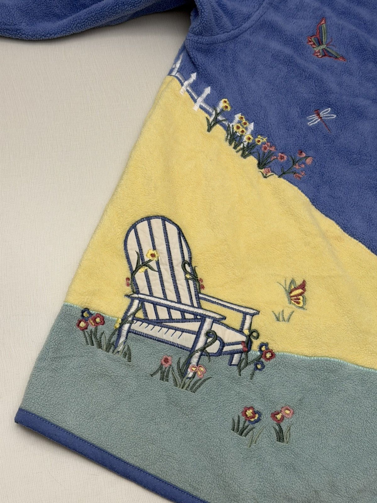 Northern Reflections Vtg 90s Northern Reflections Garden Embroidered Sweater XL Size XL / US 12-14 / IT 48-50 - 8 Thumbnail