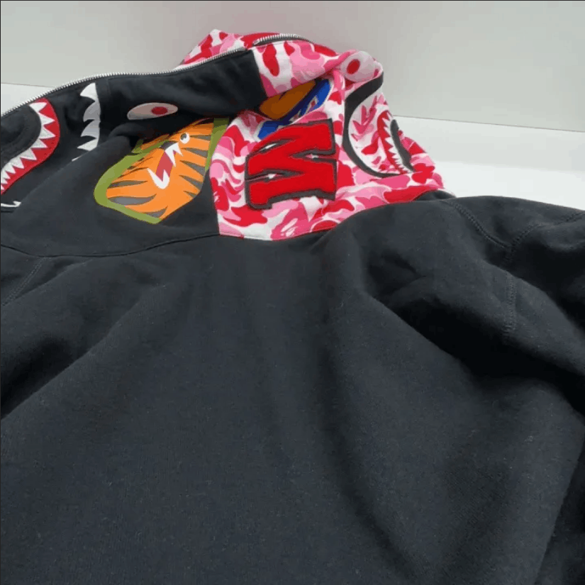 Bape BAPE 2nd Shark Full Zip Hoodie Size US XL / EU 56 / 4 - 2 Thumbnail