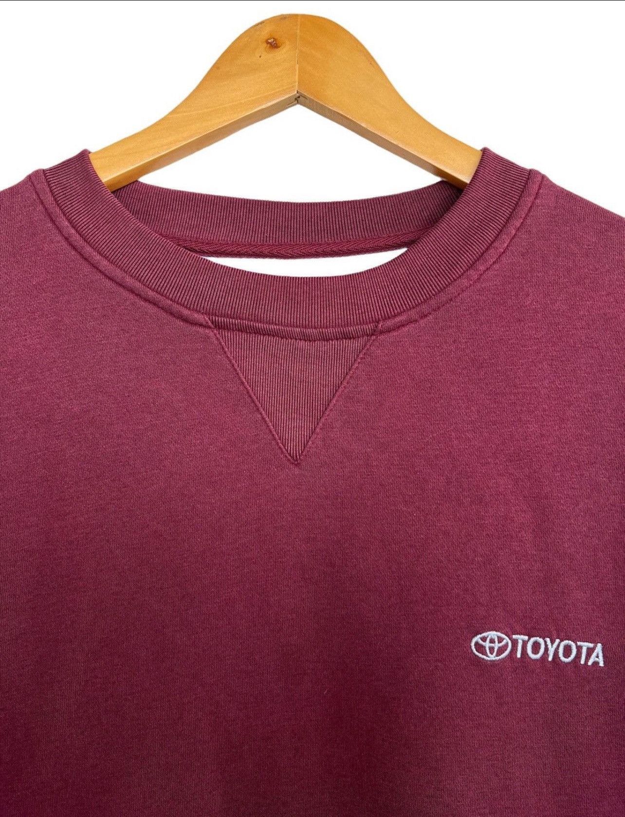 Vintage Toyota Embroidered Spellout Sweatshirt Toyota Crewneck XXXL Size US XXL / EU 58 / 5 - 4 Thumbnail