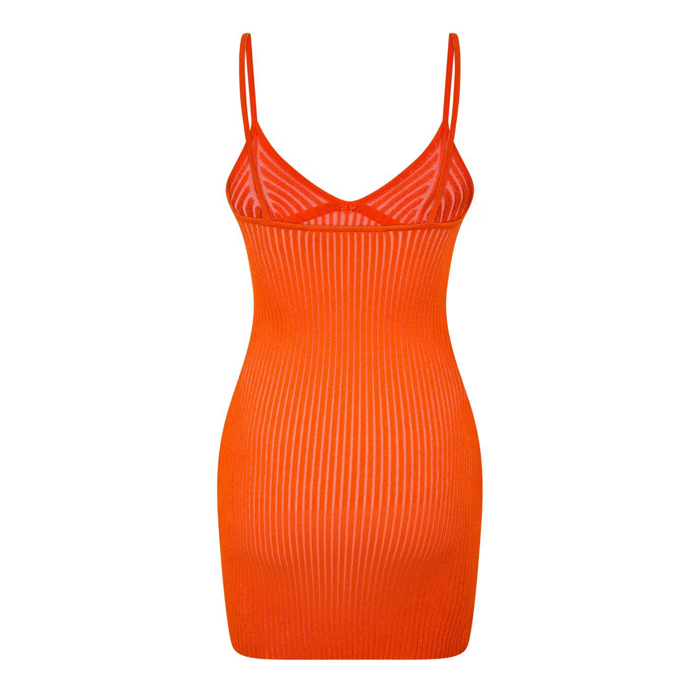 Off-White o1y1225 Mini Dress in Orange Size M / US 6-8 / IT 42-44 - 2 Thumbnail