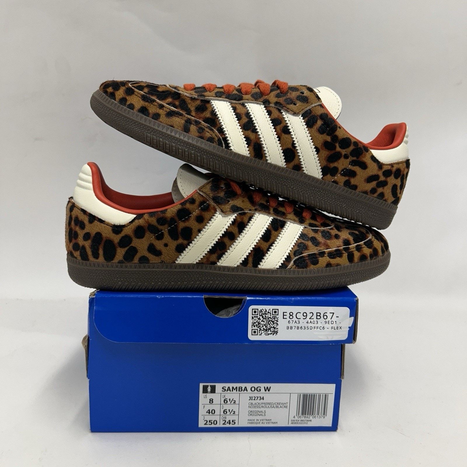 Adidas adidas Samba OG WMNS Leopard - “Preloved Red” JI2734 Size US 8 / IT 38 - 1 Thumbnail
