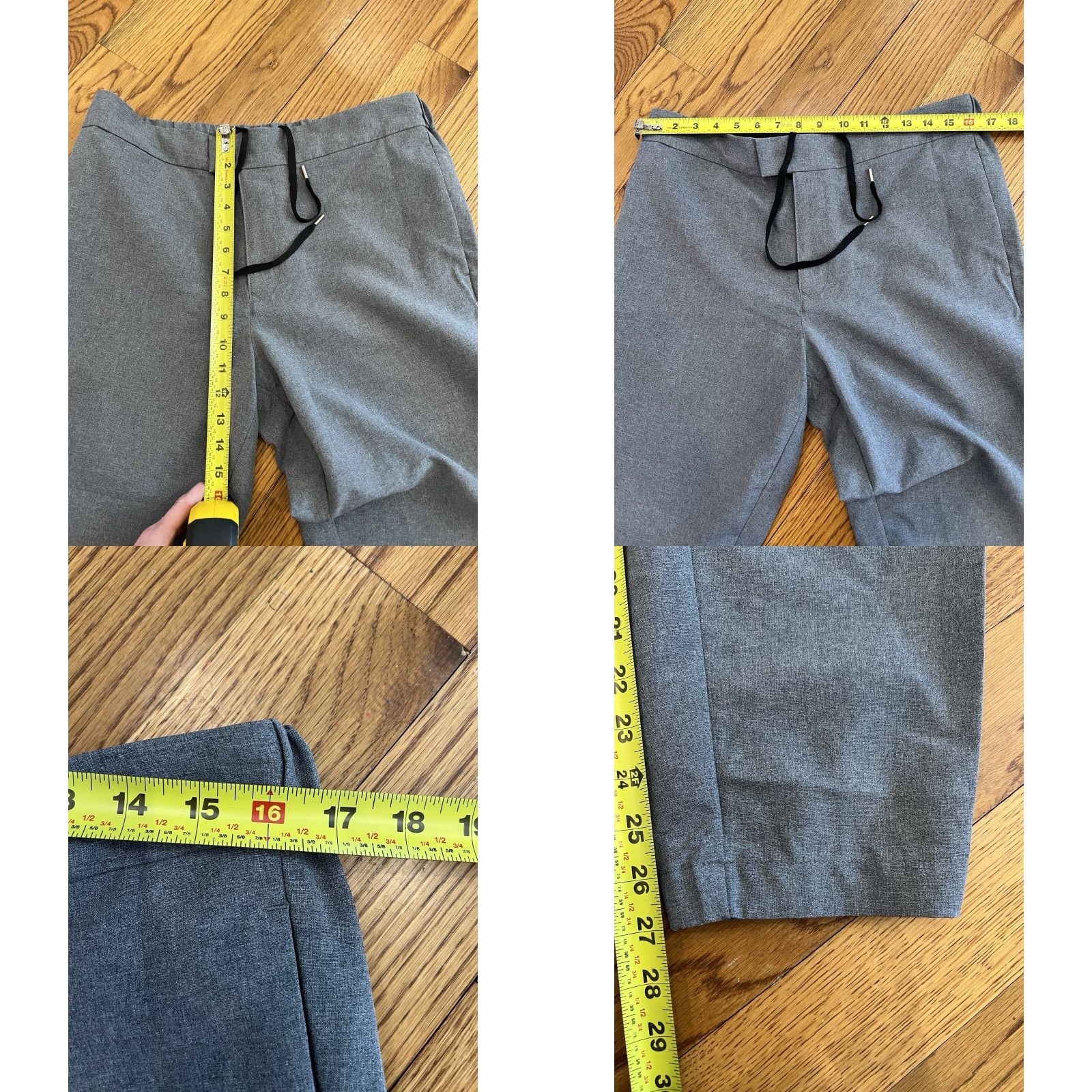 Bonobos Bonobos Pants M Gray Off Duty Chino Joggers Tapered Ankle Travel Commute Office Size US 31 - 8 Thumbnail
