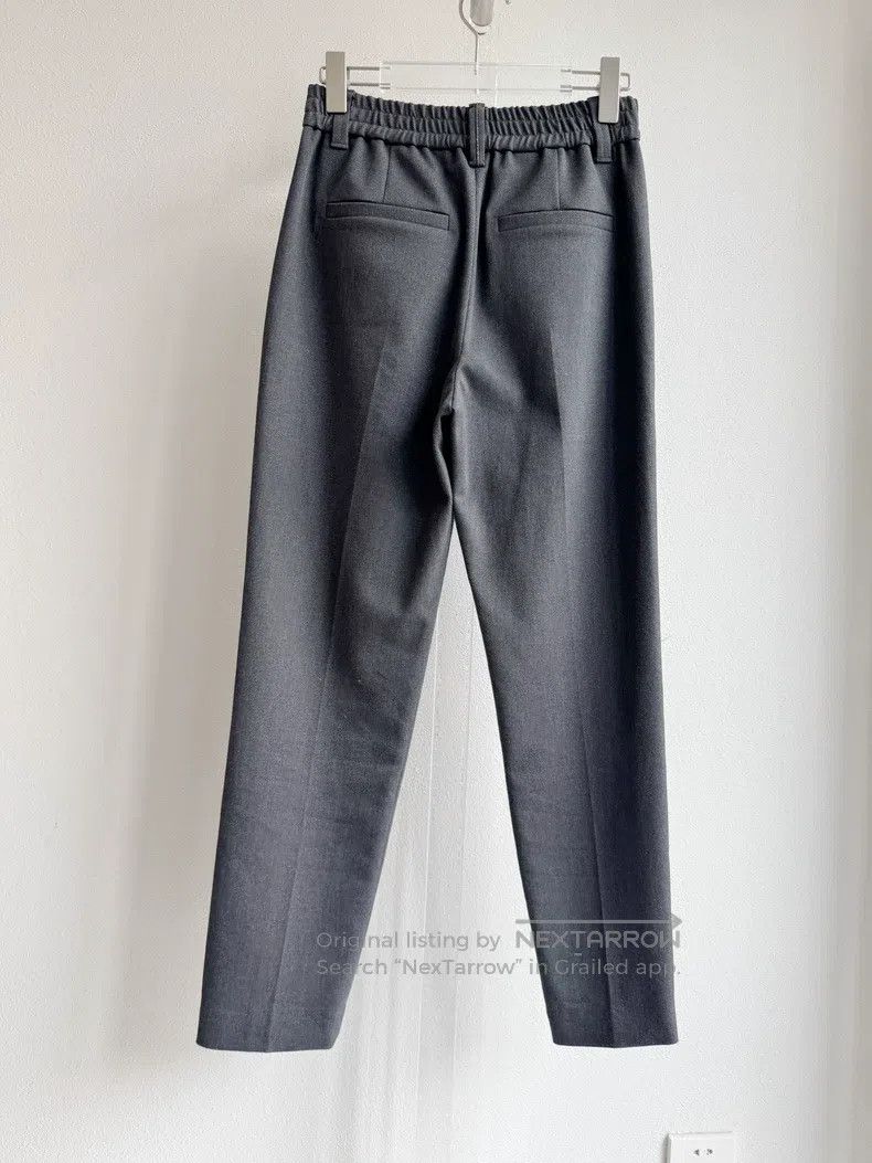 Brunello Cucinelli Brunello Cucinelli Classic gray wool blend tailored pipe p Size 25" / US 0 / IT 36 - 3 Thumbnail