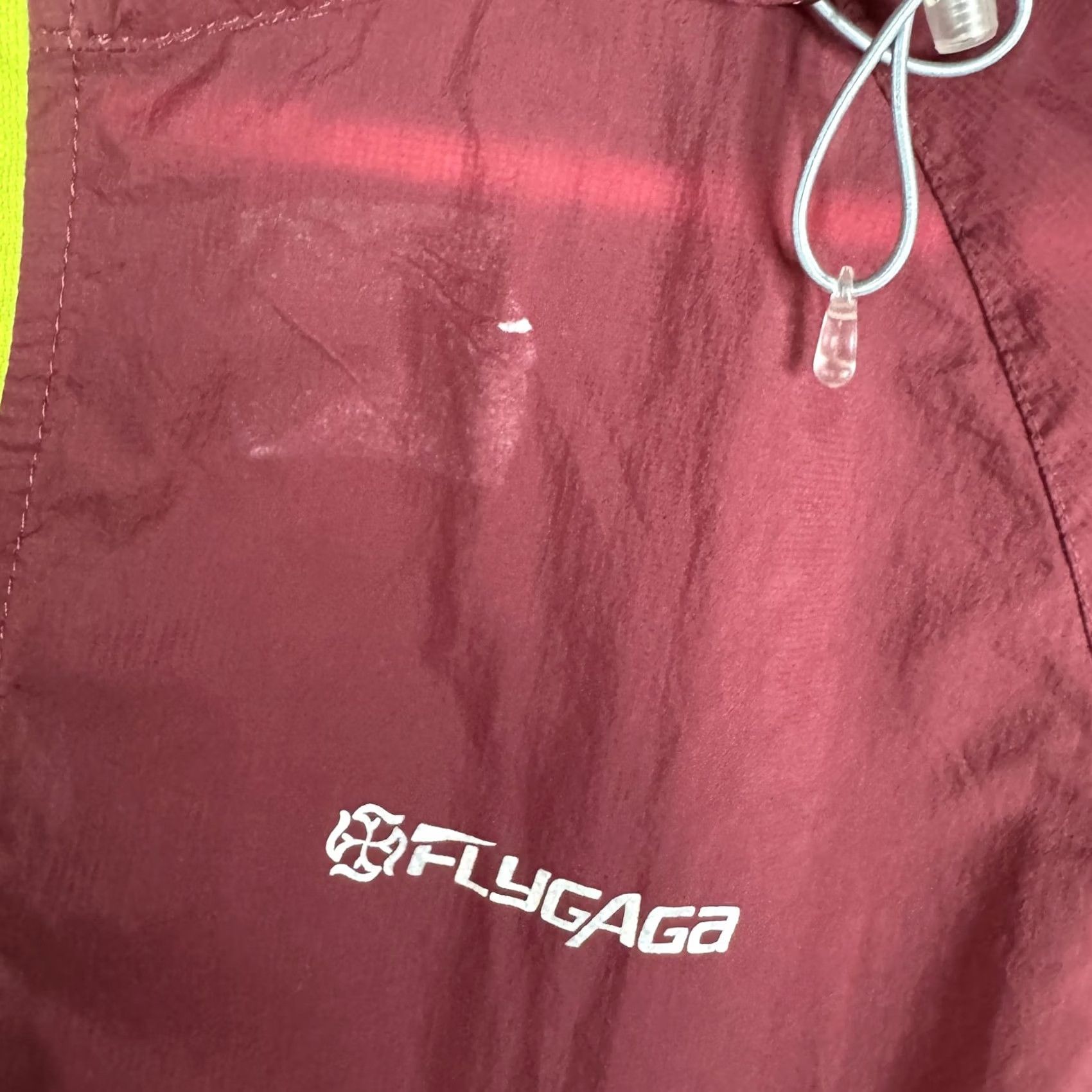 Vintage FLYGAGA Windbreaker Jacket Mens L Red Hooded Full Zip Lightweight Running & Hiking Size US L / EU 52-54 / 3 - 6 Thumbnail
