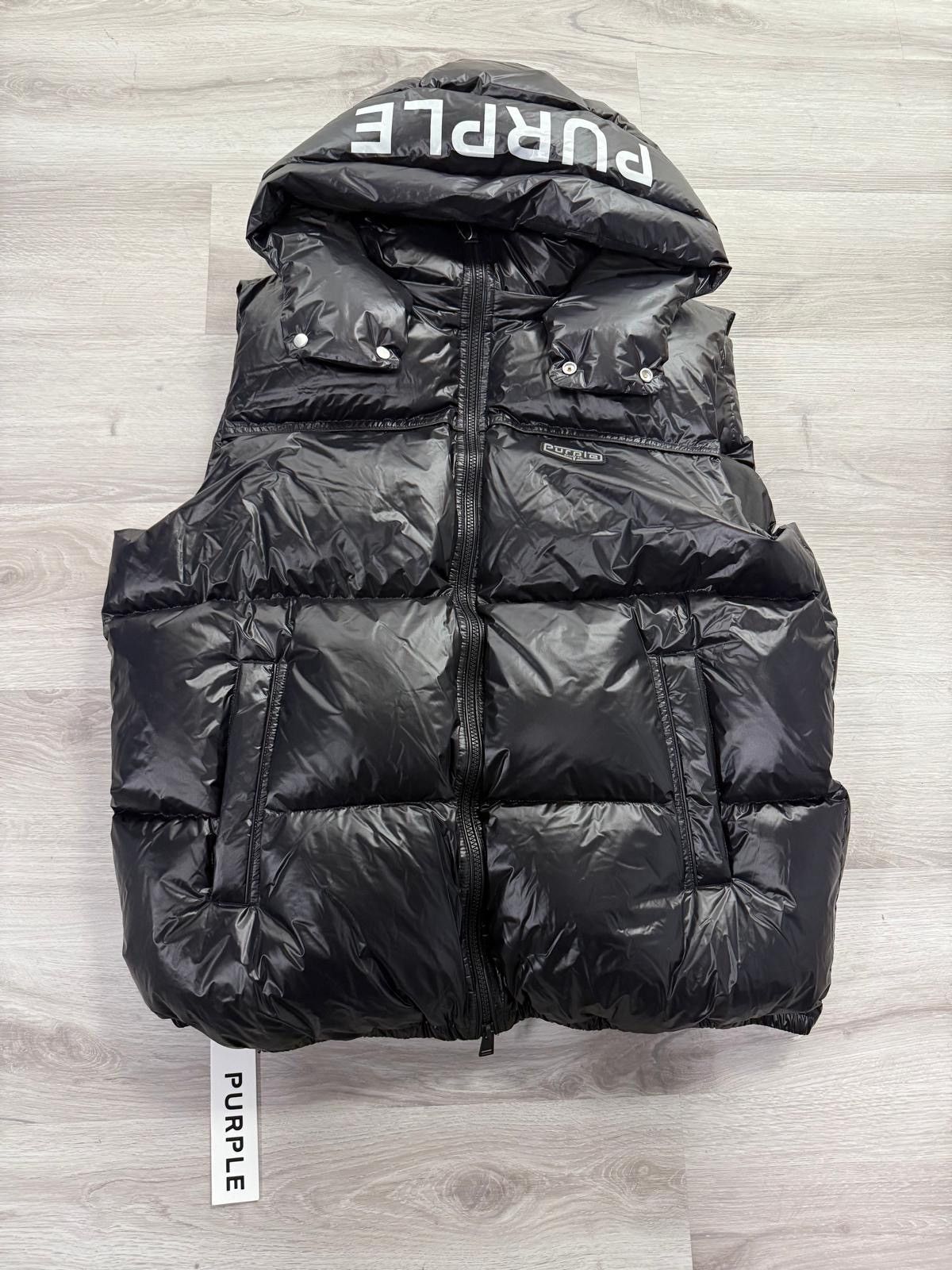 Purple Brand Purple Brand Black Vest Size US XL / EU 56 / 4 - 1 Thumbnail