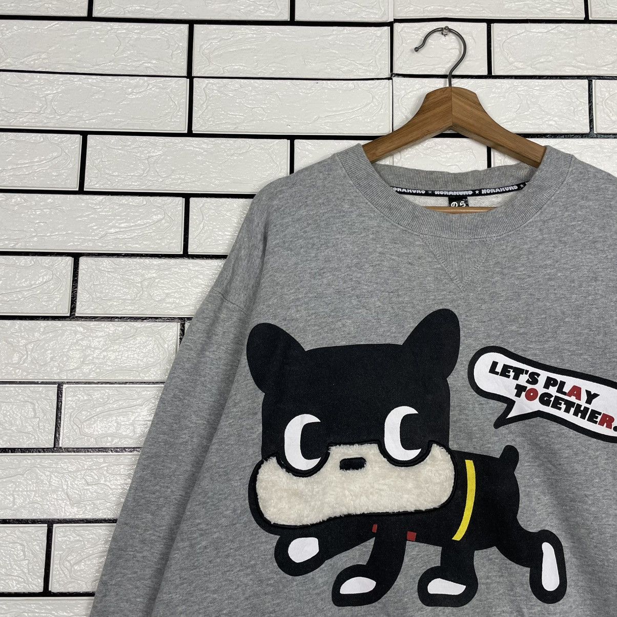 Japanese Brand Norakuro Lets Play Together Crewneck Sweatshirt Size US L / EU 52-54 / 3 - 6 Thumbnail