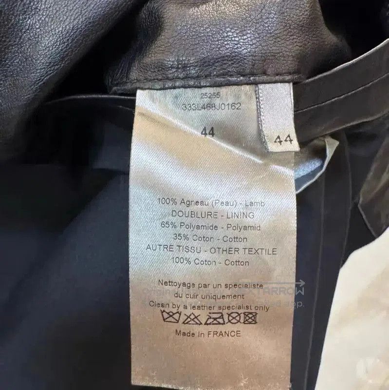 Dior Dior Black Leather Striped Jacket for Women . Size XS / US 0-2 / IT 36-38 - 6 Thumbnail