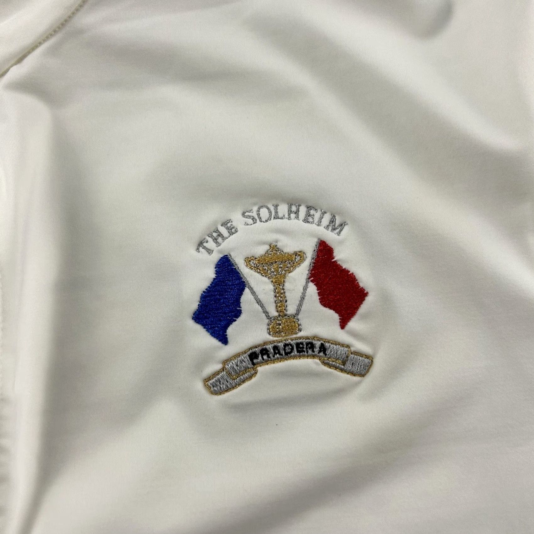 Nike Nike Dri-Fit Slim Pullover Jacket Women's Large White Golf Shirt Size L / US 10 / IT 46 - 3 Thumbnail