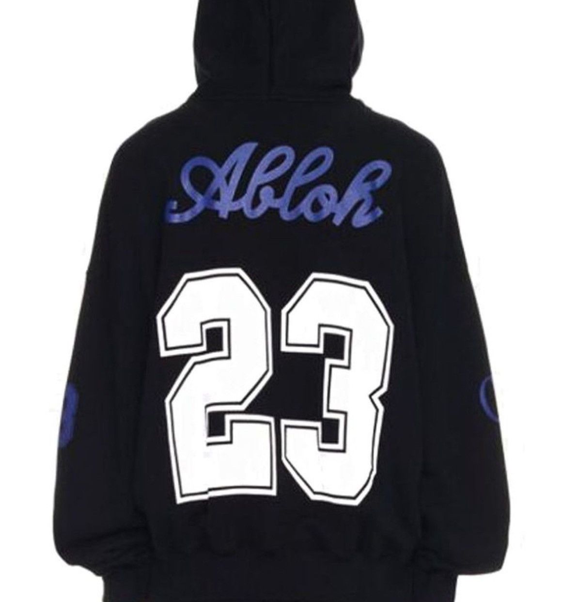 Off-White 🏈 Football-print cotton hoodie
