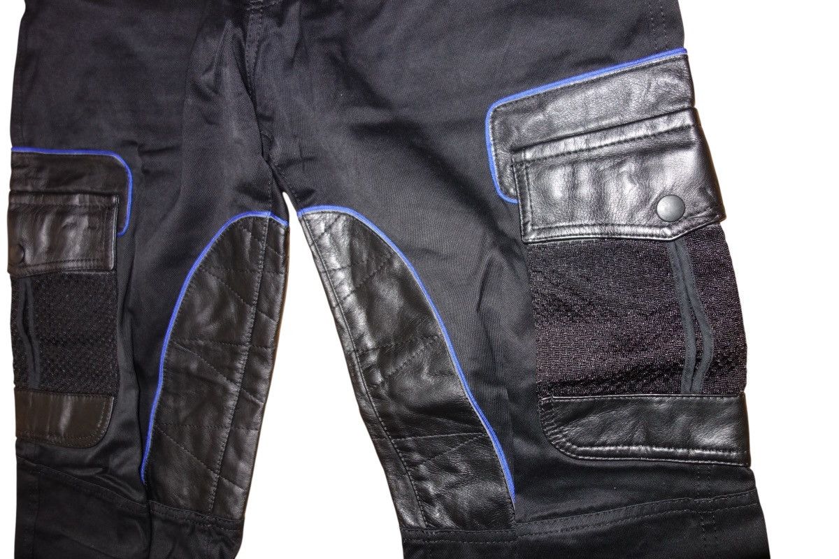 Issey Miyake Issey Miyake cargo leather biker pants Size US 32 / EU 48 - 4 Thumbnail