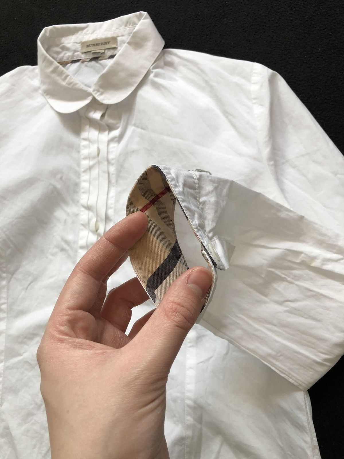 Burberry Shirt Burberry small logo white Size US XS / EU 42 / 0 - 6 Thumbnail