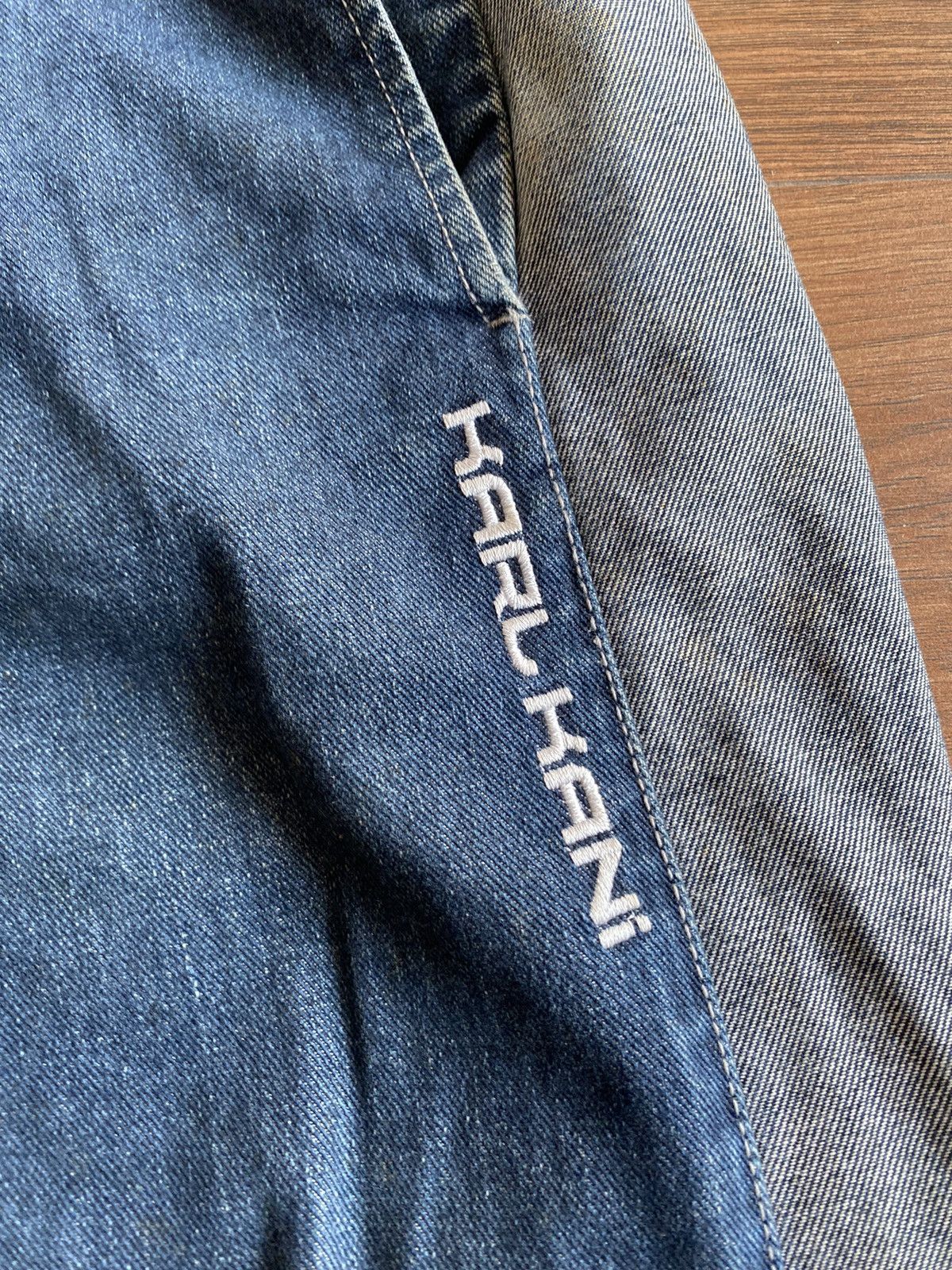 Japanese Brand × Karl Kani × Vintage Karl Kani rap denim jeans big logo y2k Size US 34 / EU 50 - 4 Thumbnail