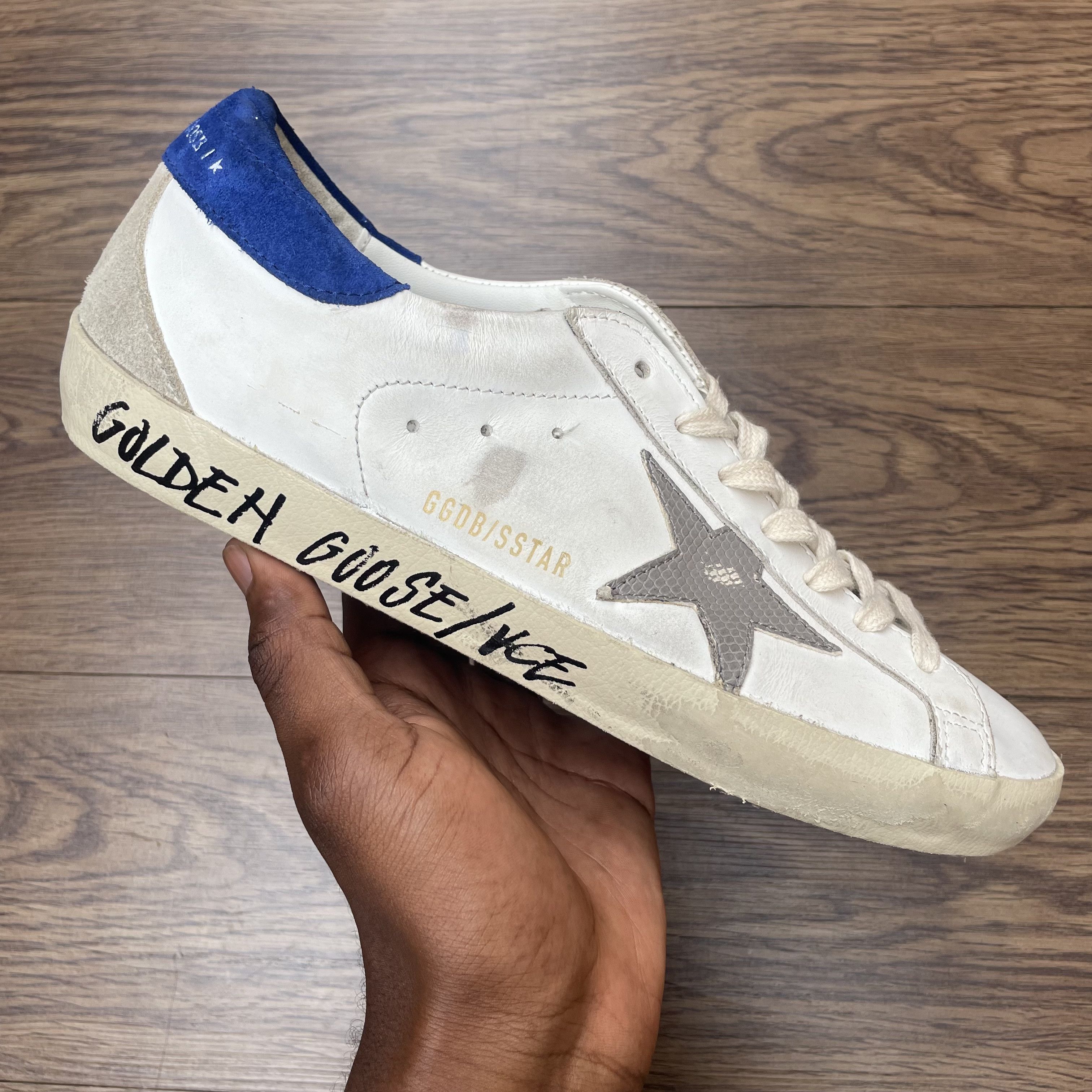 Golden Goose Golden Goose Super-Star Distressed Leather Sneakers Size US 8 / EU 41 - 4 Thumbnail