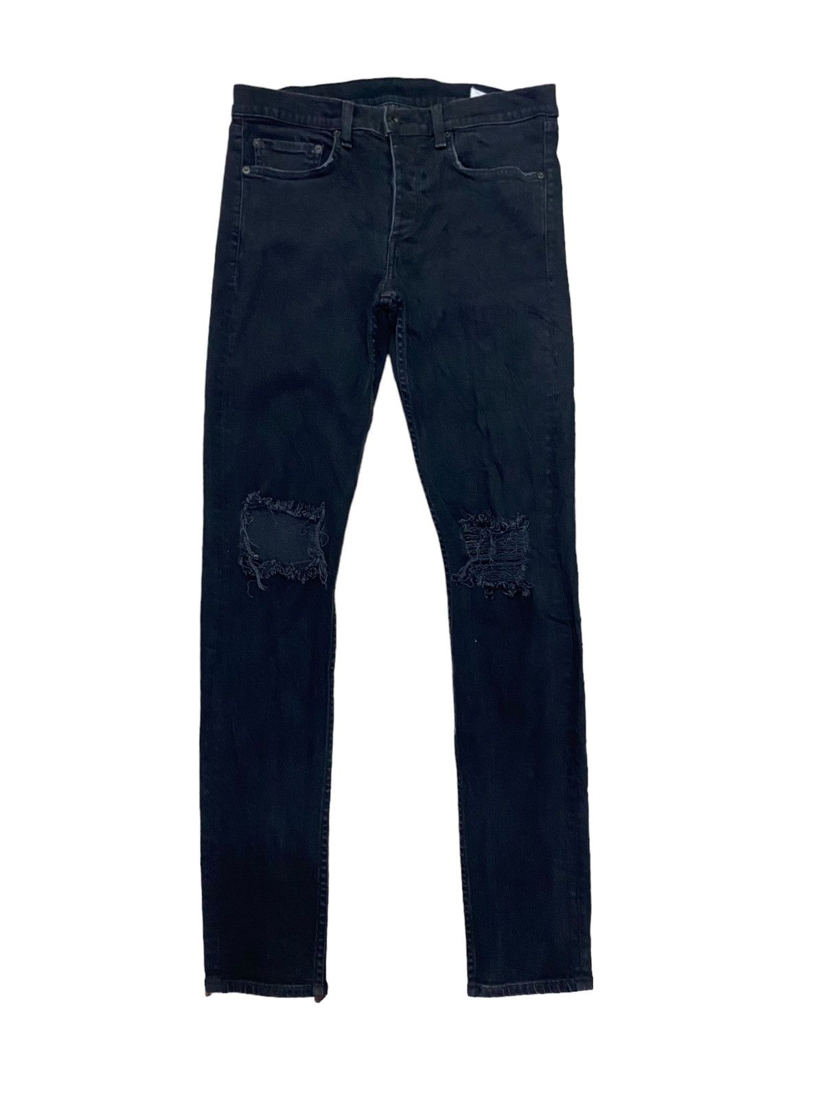Hysteric Glamour 💥Vintage Rag & Bone Super Black Skinny Pant Size US 32 / EU 48 - 1 Thumbnail