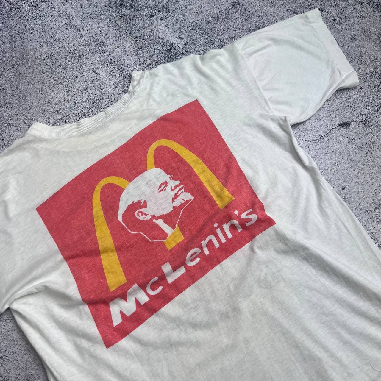 Vintage Vintage Vladimir Lenin McDonald's Parody T-Shirt Size US S / EU 44-46 / 1 - 3 Thumbnail