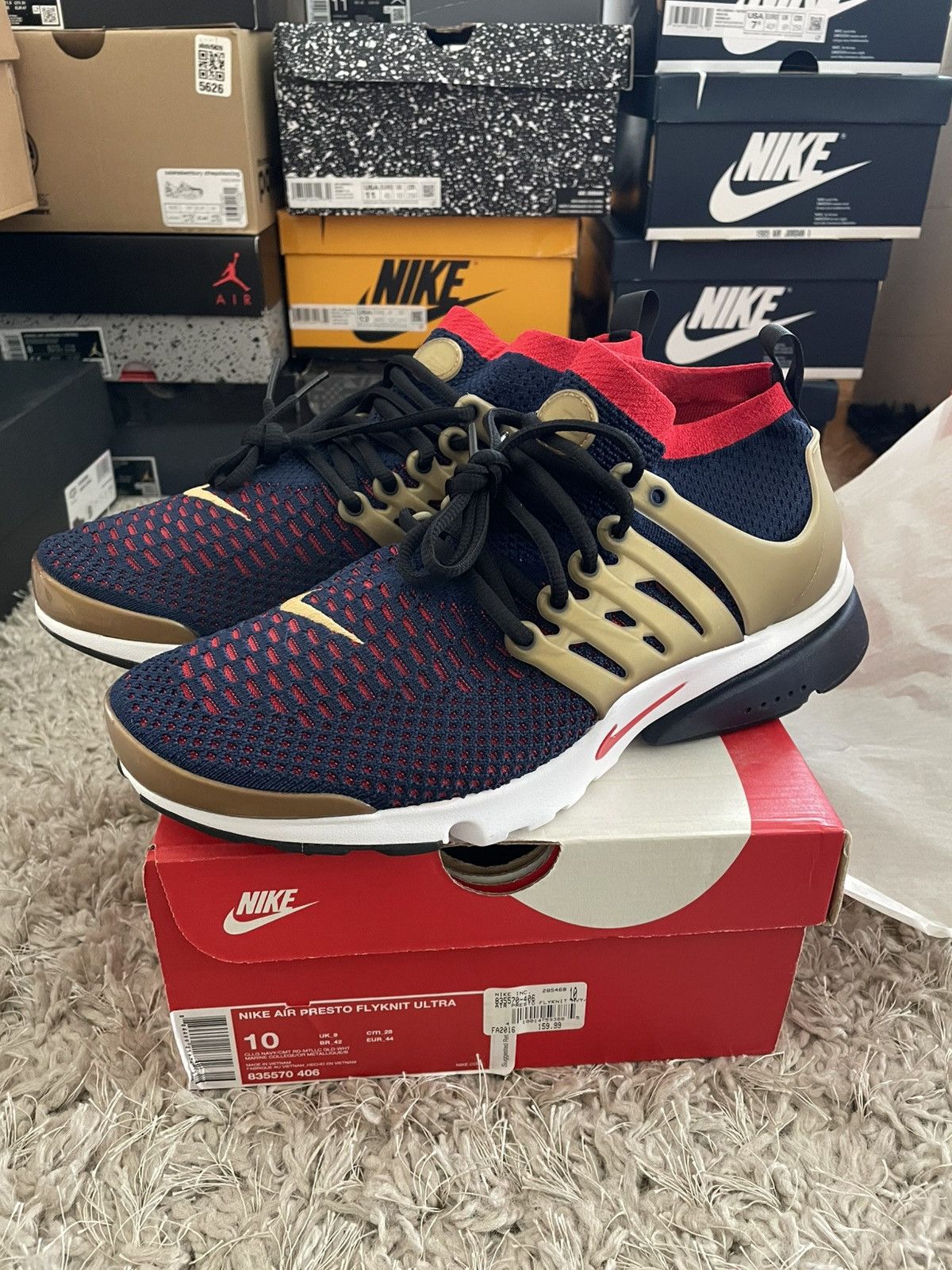 Nike Nike Air Presto Ultra Flyknit Olympics Size US 10 / EU 43 - 1 Thumbnail