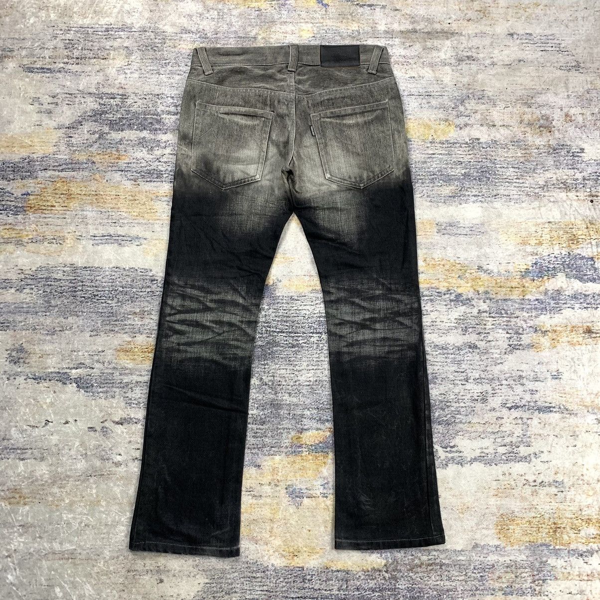 Tornado Mart Tornado mart boot cut low rise clawmark washed denim pants Size US 29 - 2 Thumbnail