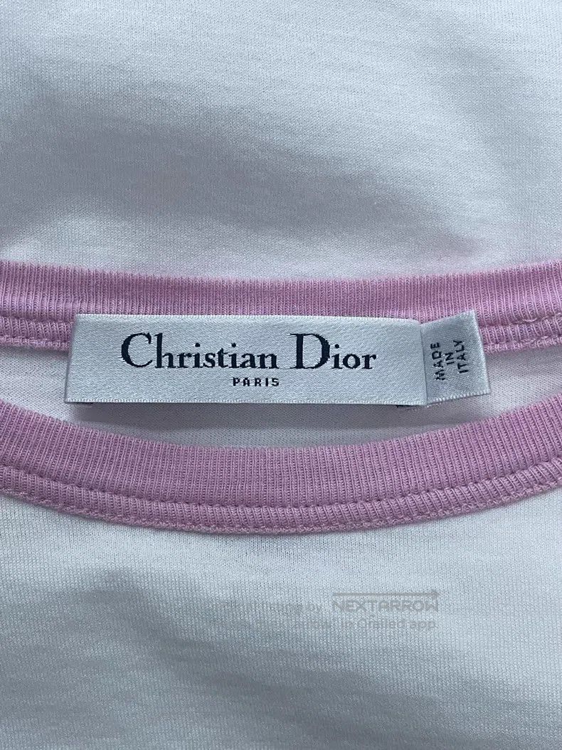 Dior Dior White and pink lucky star letter printed short-sleeve Size US M / EU 48-50 / 2 - 4 Thumbnail