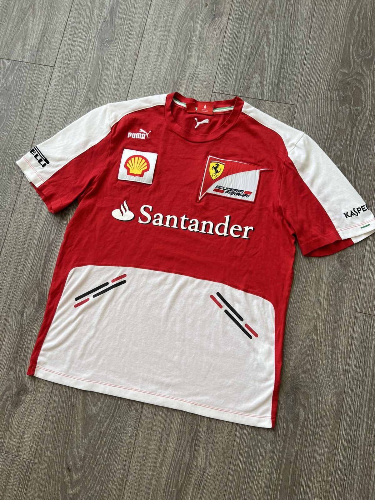 Ferrari Vintage Puma Ferrari Racing T-Shirt Y2K Size US M / EU 48-50 / 2 - 2 Thumbnail