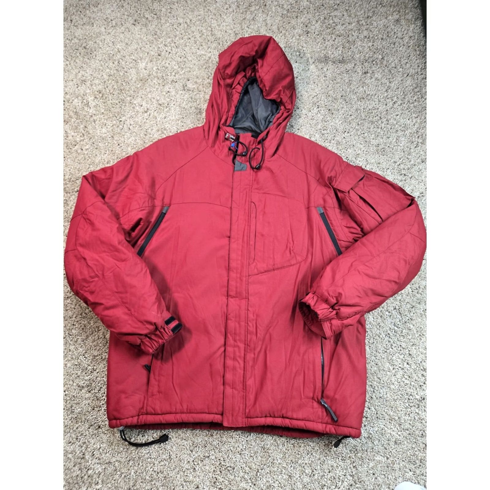 Gap VINTAGE Gap Jacket Mens Large Red Arctic Expedition Hooded Parka Quilted Insulated Size US L / EU 52-54 / 3 - 2 Thumbnail