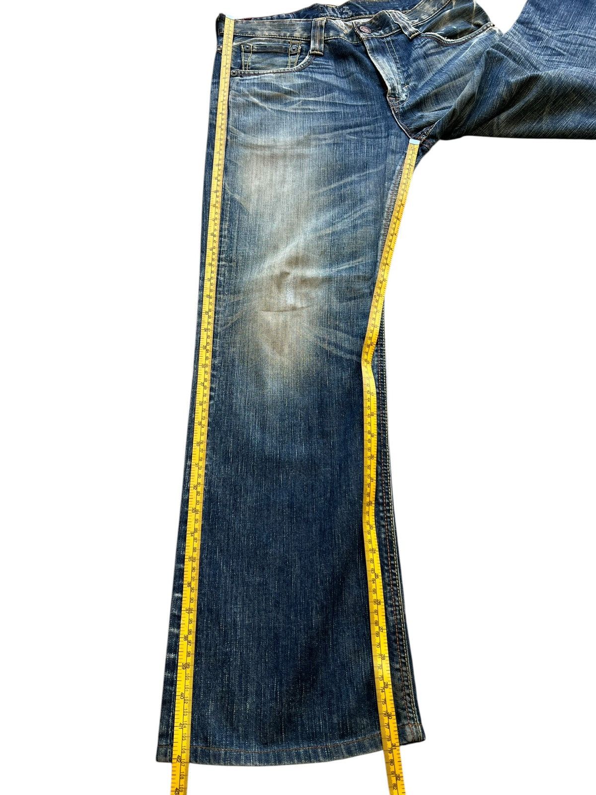 Edwin Vintage Edwin Blue Trip Bootcut Flare Denim Jeans 35x31 Size US 35 - 11 Thumbnail
