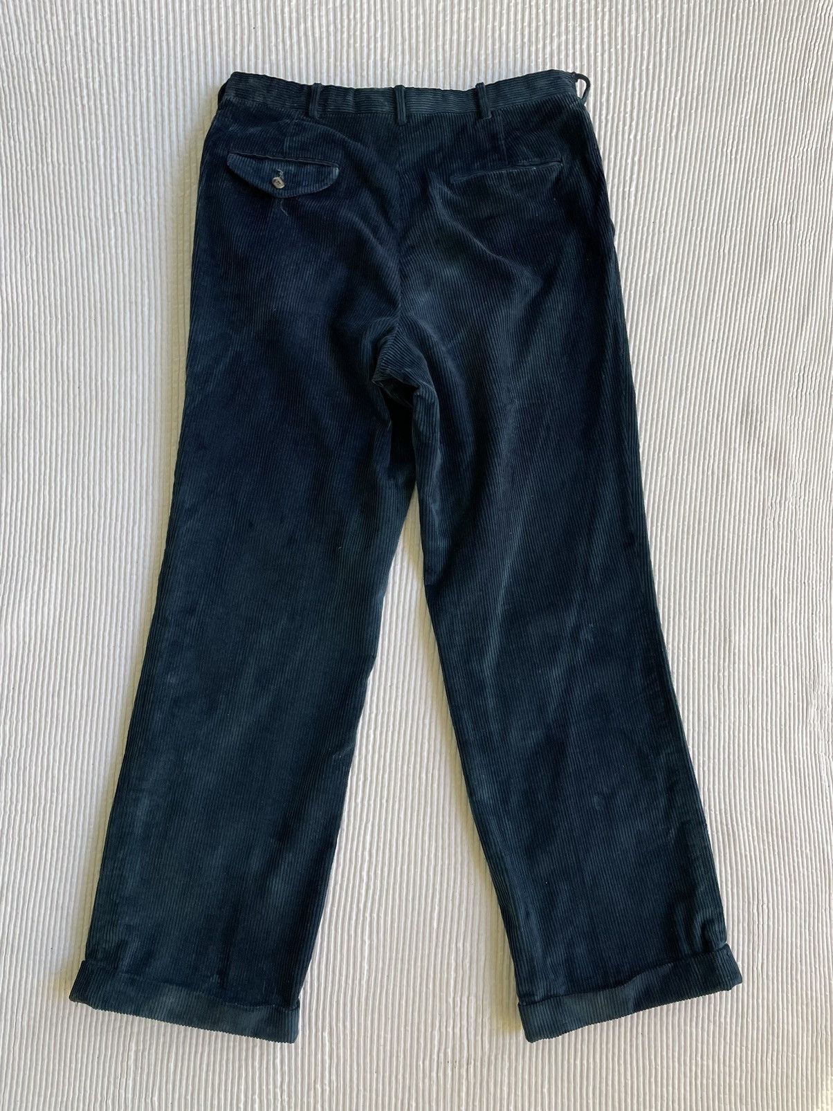 Handmade Beautiful Royal Blue Hand Indigo Cords Size US 32 / EU 48 - 10 Thumbnail