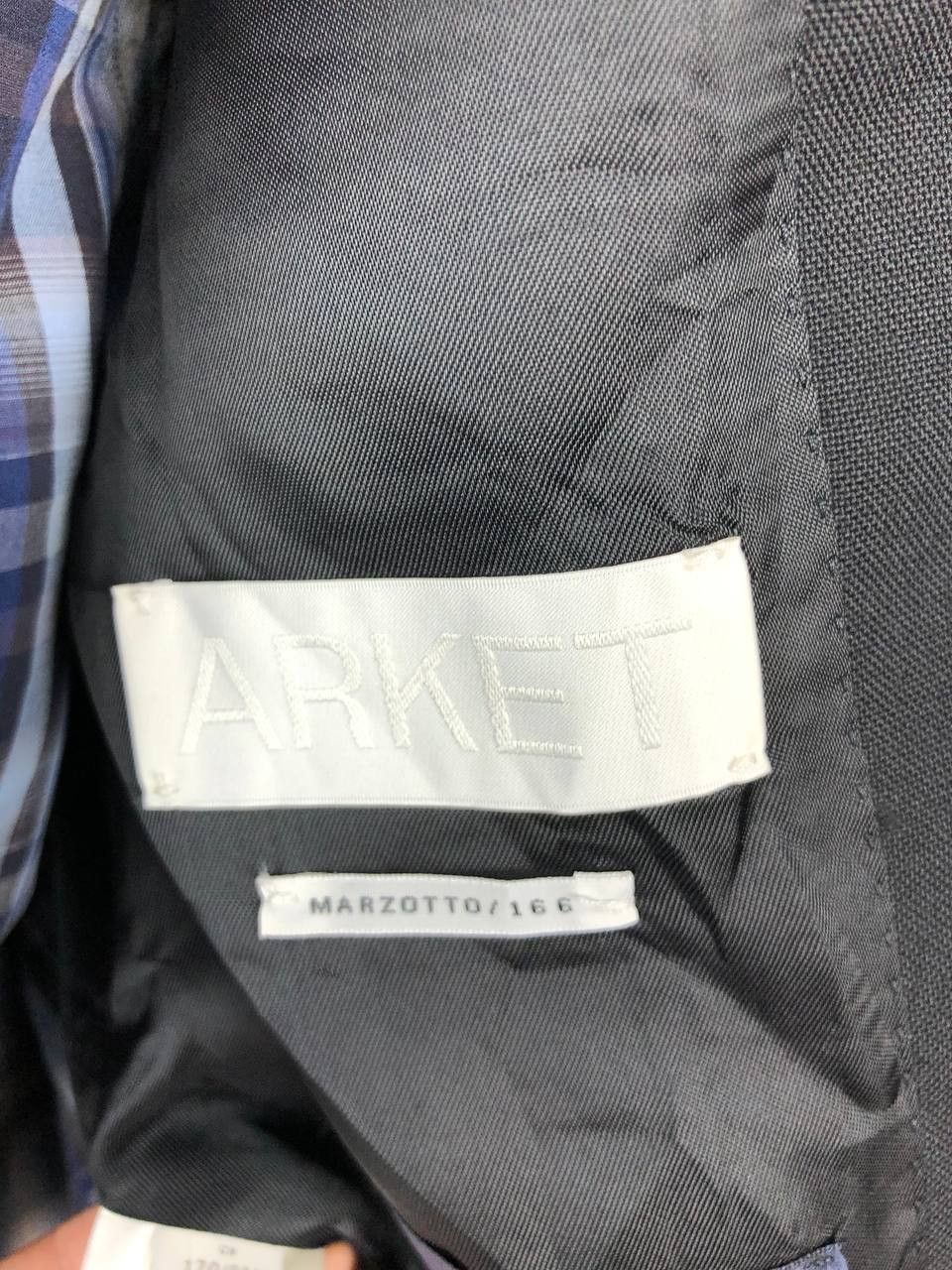 Arket ARKET Marzotto/166 Wool Blazer Jacket Black size 40 Size 40R - 8 Thumbnail