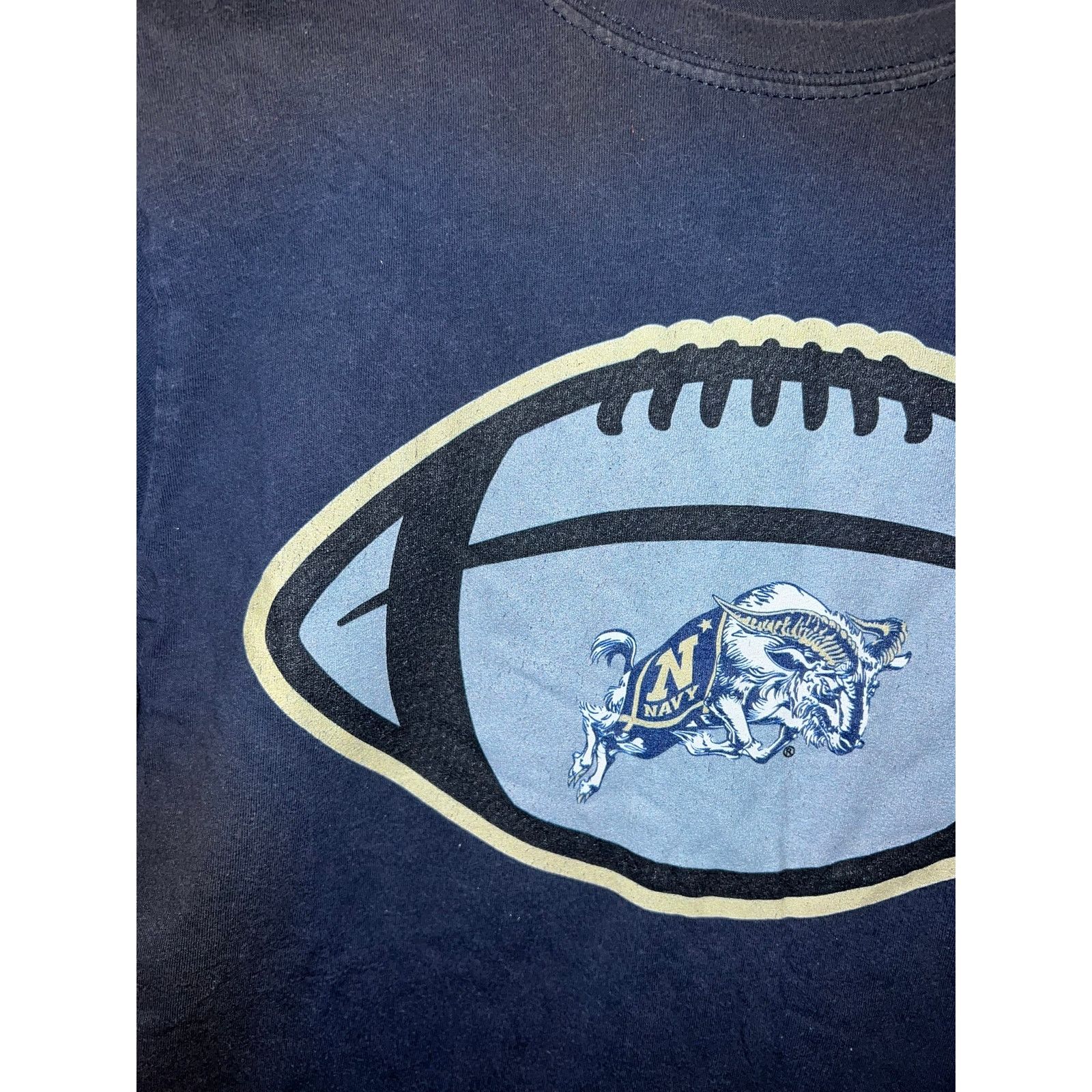 NCAA Womens Navy College Shirt University Finn #30 Blue Tee Top S Size S / US 4 / IT 40 - 2 Thumbnail
