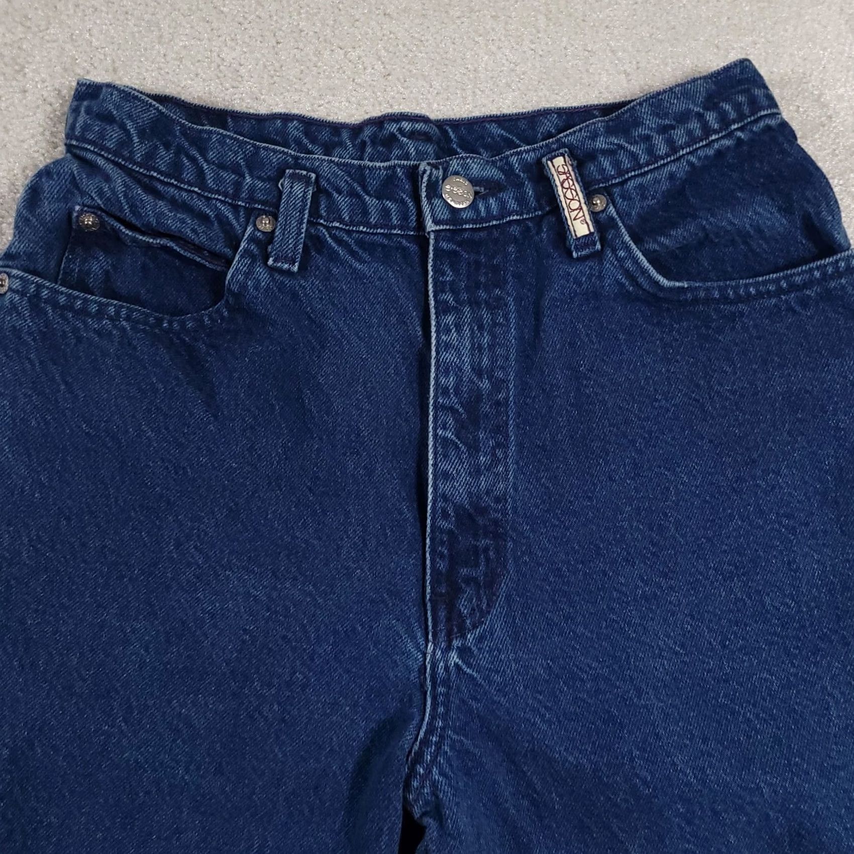 Vintage VINTAGE Sasson Jeans Blue High Waist Tapered Leg 11/12 28X29 USA Made Womens Men’s? Size 32" / US 10 / IT 46 - 3 Thumbnail