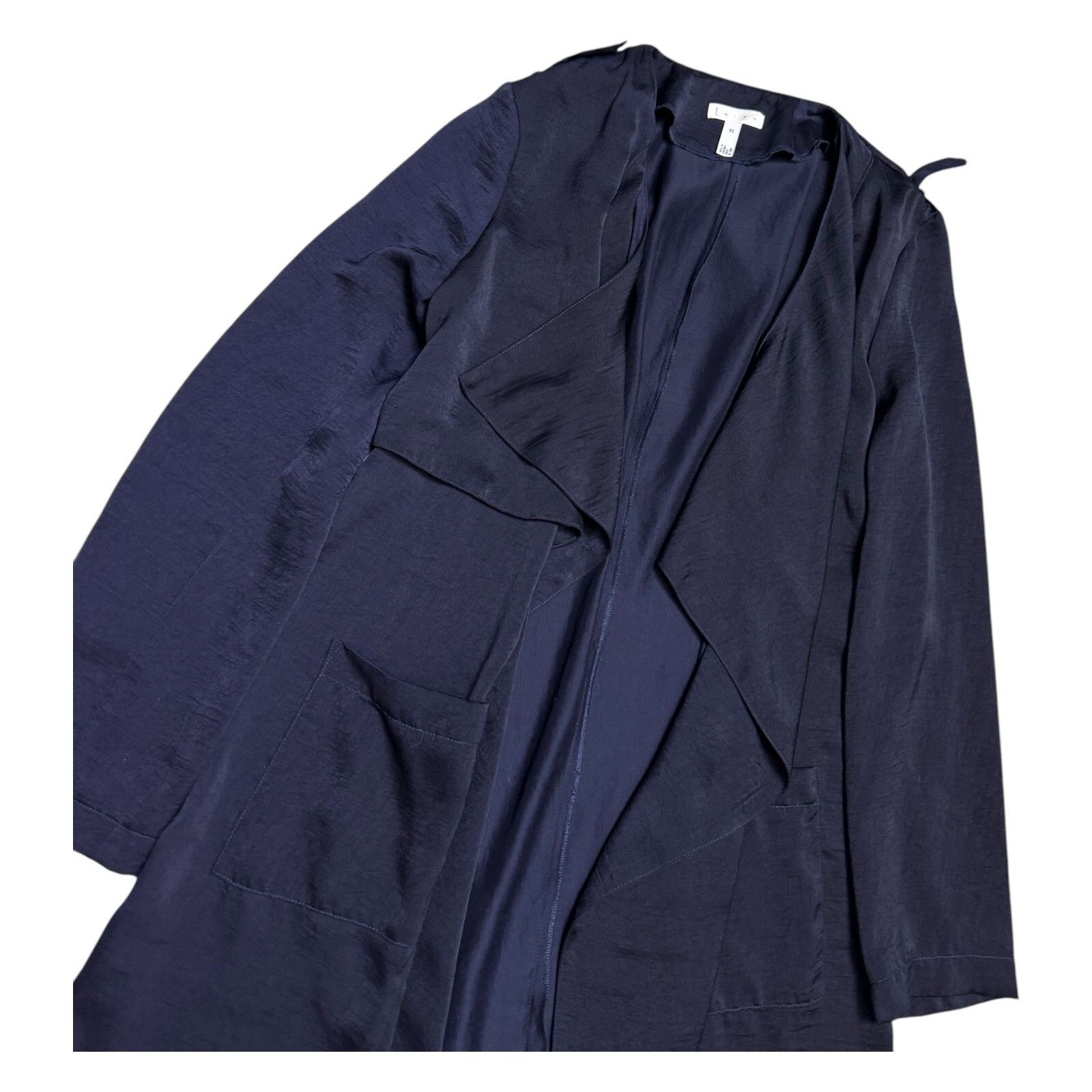 Designer LEITH Long Business Casual Long Blazer Duster Blouse XS Size XS / US 0-2 / IT 36-38 - 4 Thumbnail