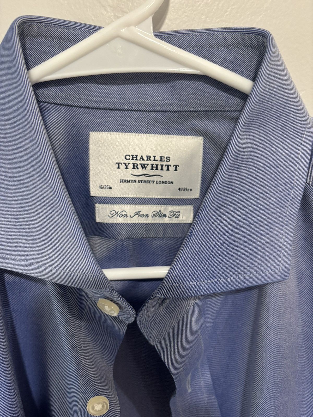 Charles Tyrwhitt Slim Charles Tyrwhitt Dress Shirt Size US L / EU 52-54 / 3 - 2 Thumbnail