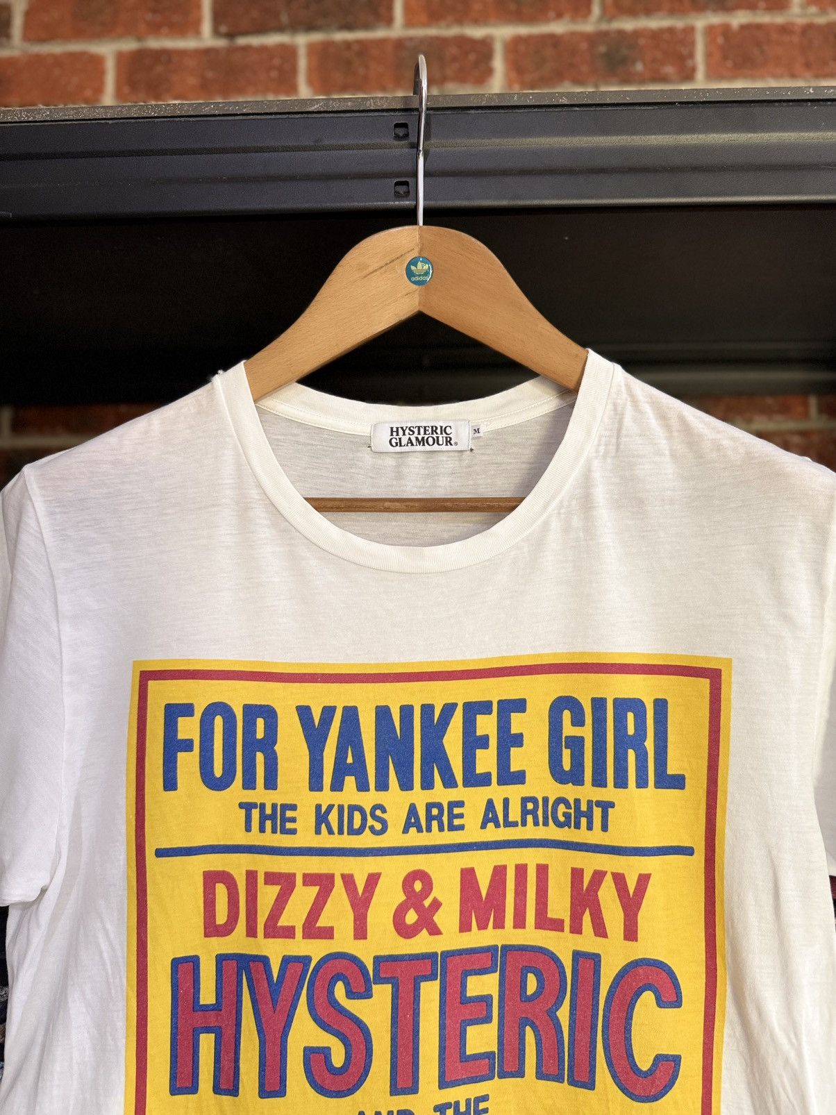 For Yankee Girl Hysteric Glamour Dizzy Milky Japan Tee