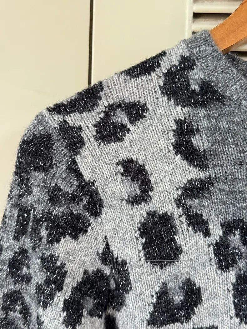 Dior Dior Leopard-print cashmere sweater Size XS / US 0-2 / IT 36-38 - 4 Thumbnail