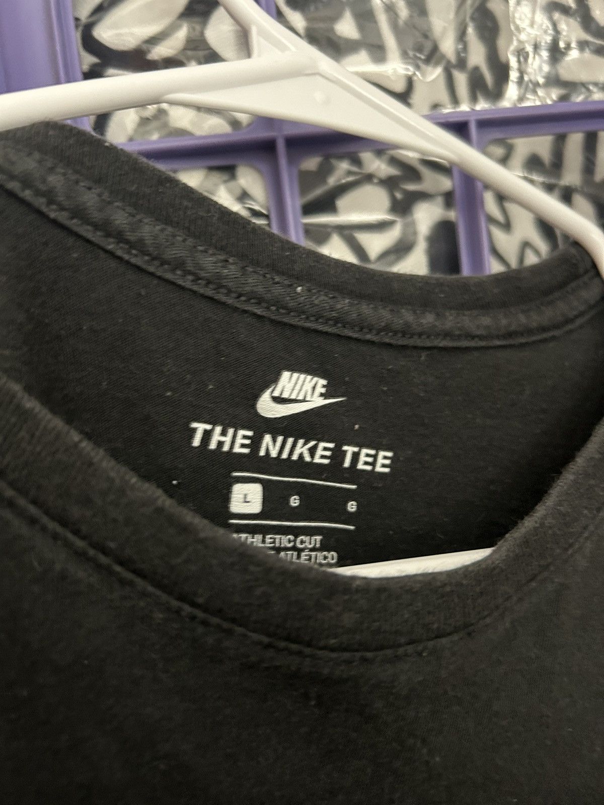 Nike Nike “No Hacks” Just Do It Tee (Black) Size US L / EU 52-54 / 3 - 4 Thumbnail
