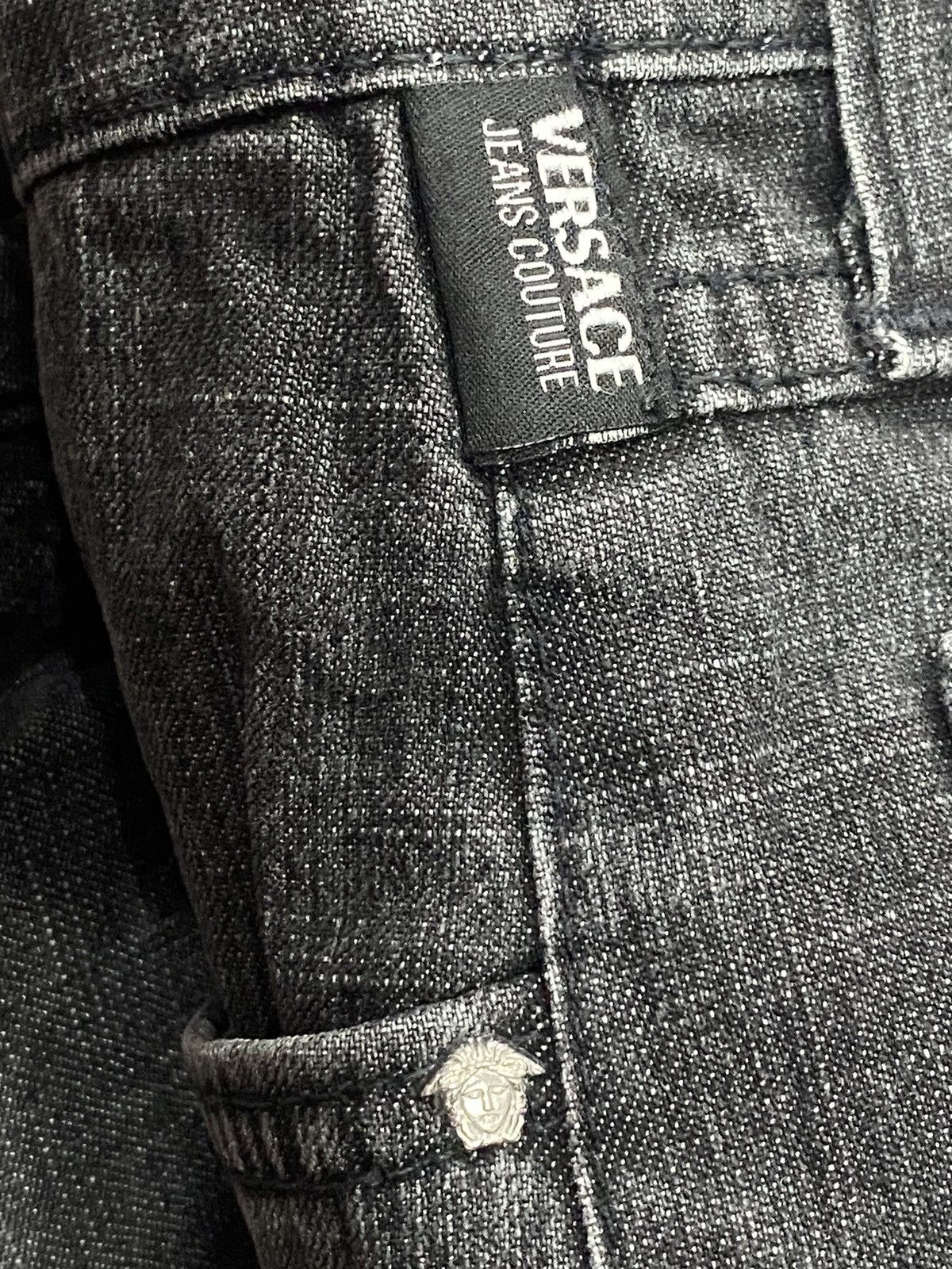 Vintage Vintage Versace Jeans Counter Black Jeans w31” Size US 31 - 14 Thumbnail