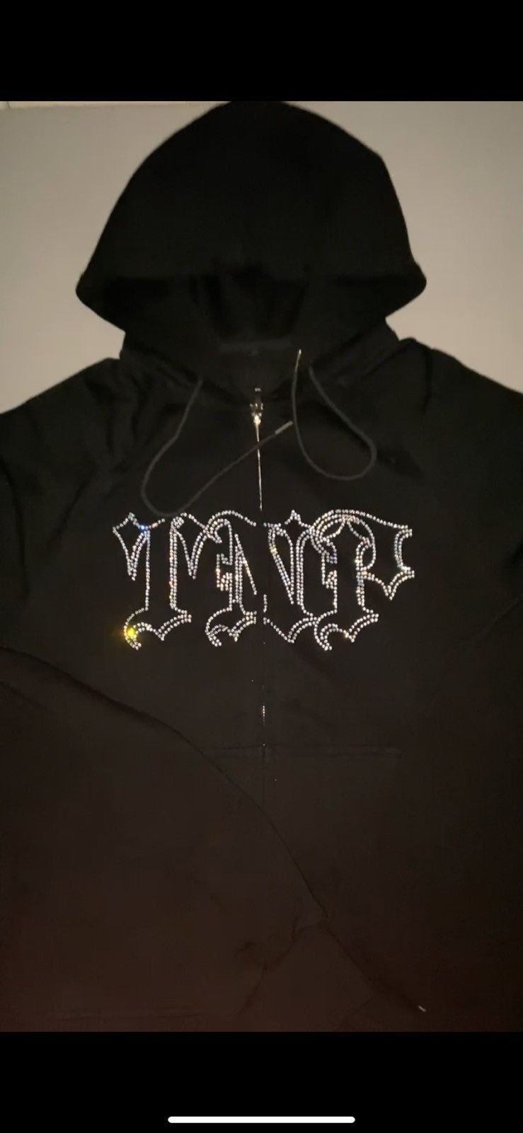 Other Rhinestone Santa Muerte Zip Up M-3XL Size US M / EU 48-50 / 2 - 1 Thumbnail