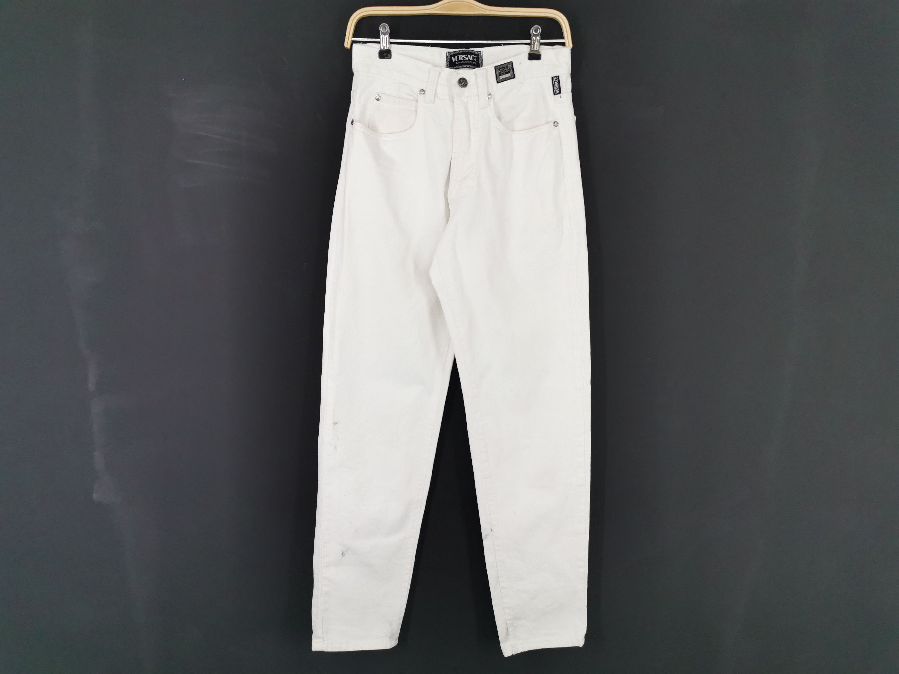 Versace Distressed Jeans Vintage Versace Denim Jeans Size 28 Size US 28 / EU 44 - 2 Thumbnail